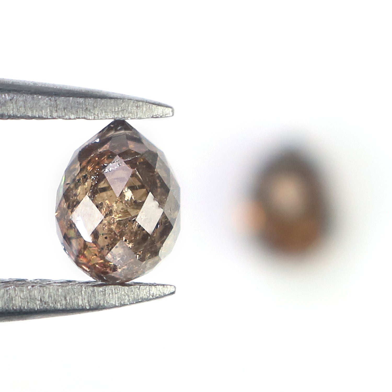 1.13 Ct Natural Loose Briolette Shape Diamond Brown Color Drop Diamond 3.50 MM Natural Loose Brown Color Diamond Briolette Cut Diamond L145