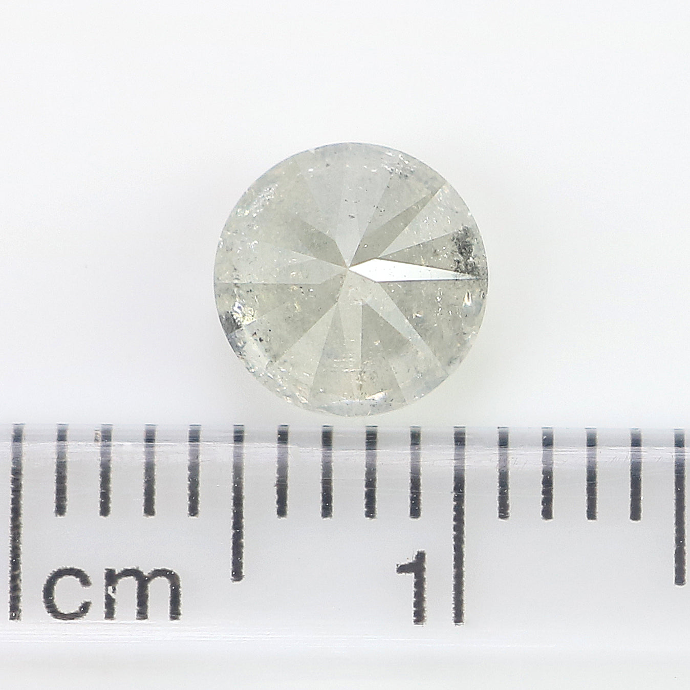 1.05 CT Natural Loose Round Shape Diamond Milky Grey Round Cut Diamond 6.20 MM Natural Loose Milky Grey Round Brilliant Cut Diamond LQ5880