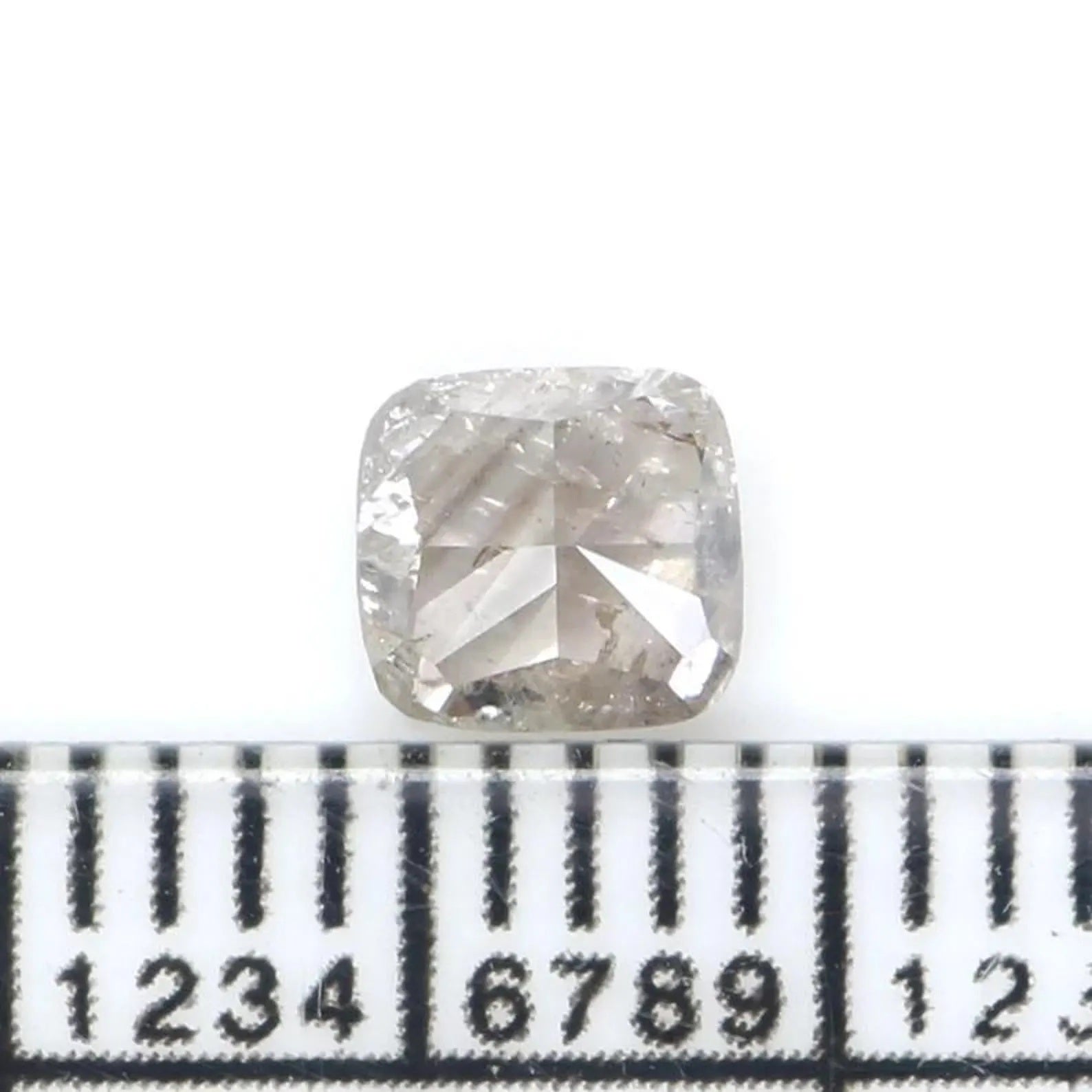 0.59 CT Natural Loose Cushion Shape Diamond White - I Color Cushion Diamond 4.70 MM Natural White Color Cushion Brilliant Cut Diamond NQ7543