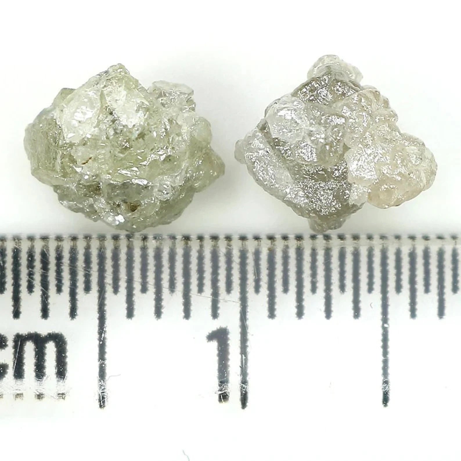 2.82 CT Natural Loose Rough Diamond Grey Color Rough Diamond 6.95 MM Natural Diamond Grey Color Irregular Cut Rough Shape Diamond NQ1452
