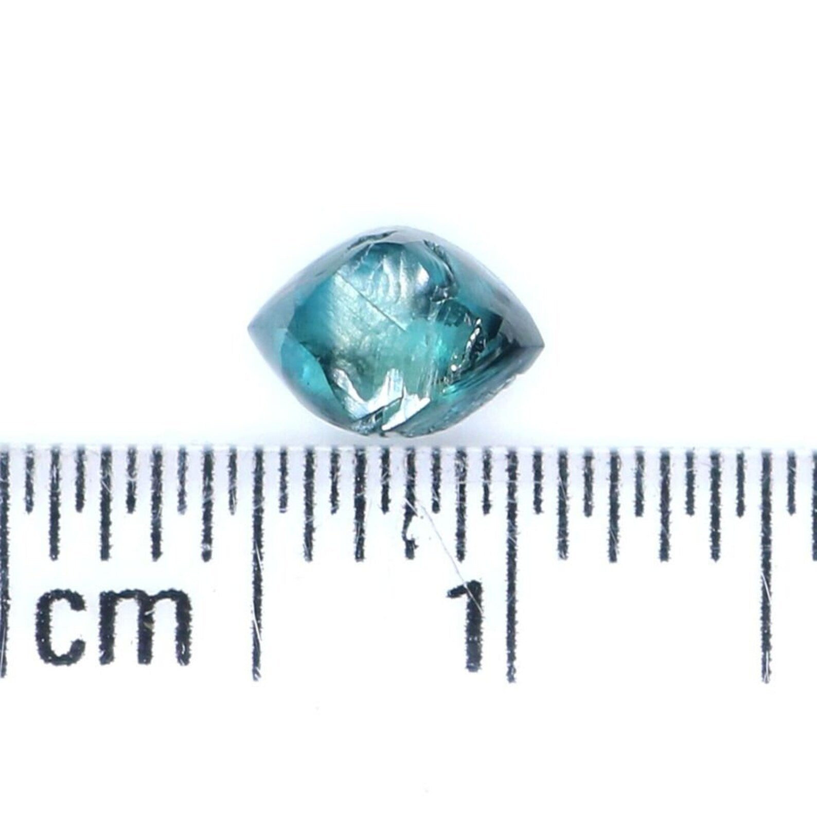 0.71 CT Natural Loose Rough Shape Diamond Blue Color Rough Cut Diamond 5.85 MM Natural Loose Diamond Blue Rough Irregular Cut Diamond NQ2033