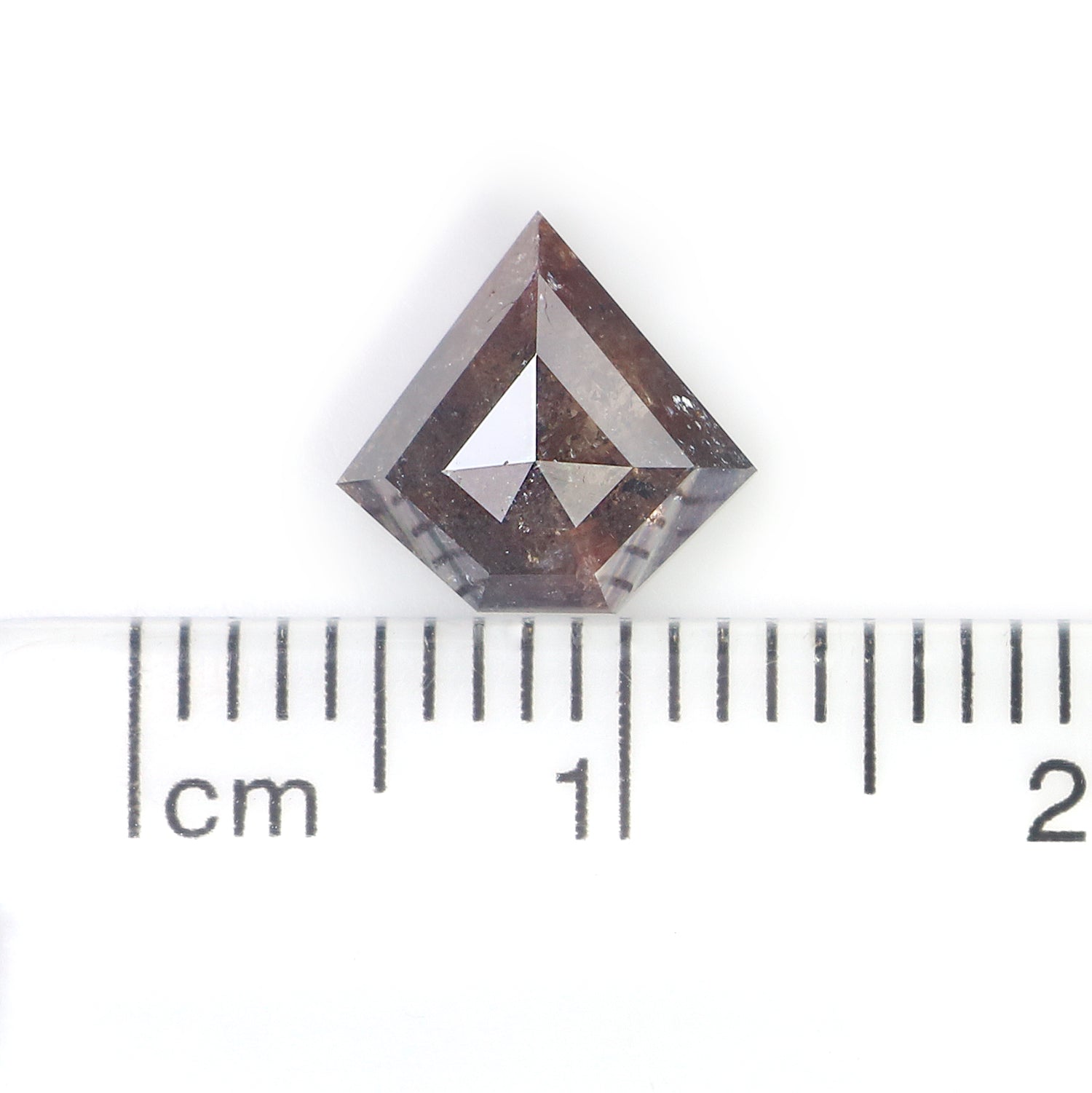 1.80 CT Natural Loose Shield Shape Diamond Brown Color Shield Cut Diamond 8.25 MM Natural Loose Brown Color Shield Rose Cut Diamond LQ9440