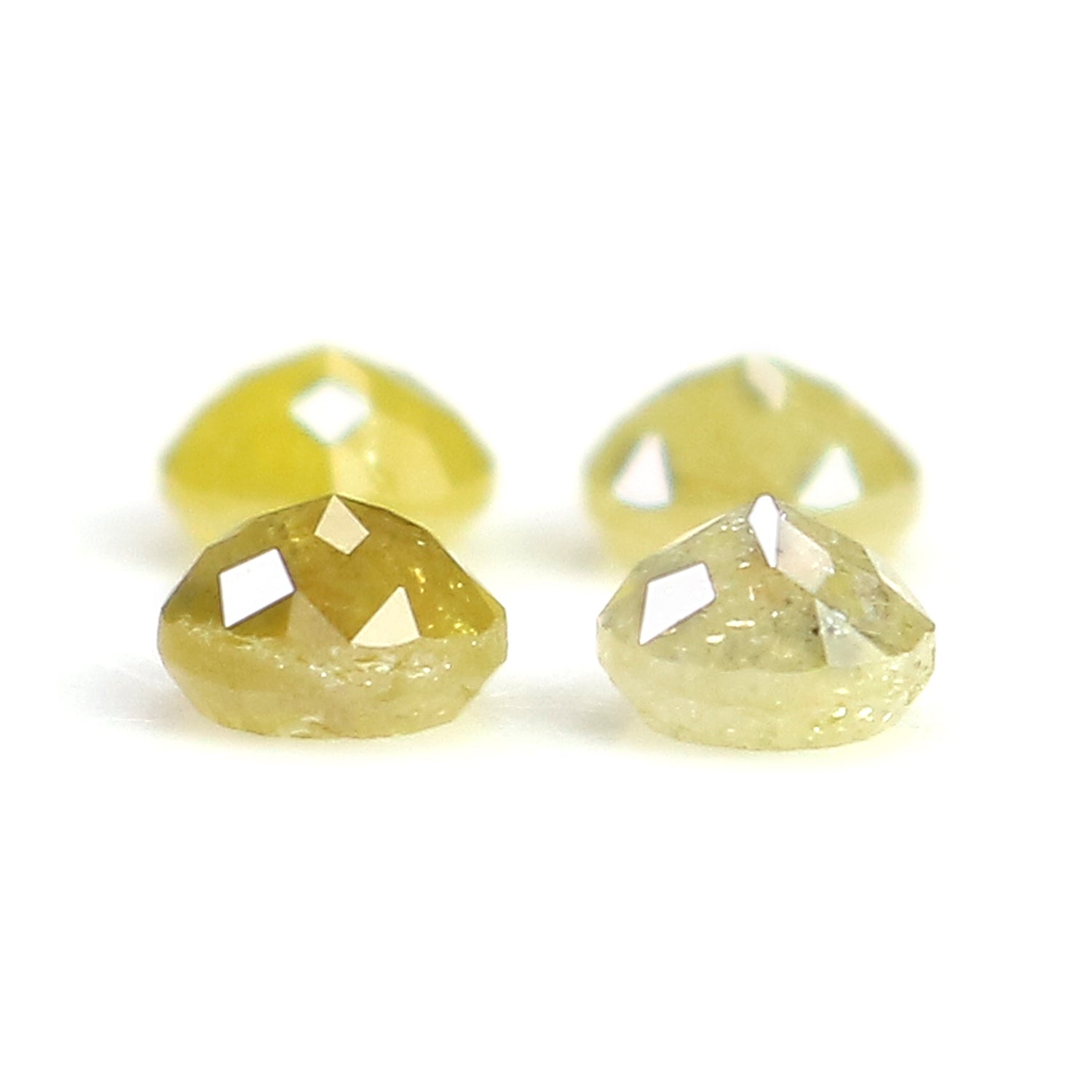 0.73 CT Natural Loose Rose Cut Diamond Yellow Grey Color Round Cut Diamond 3.10 MM Natural Loose Diamond Round Rose Cut Shape Diamond LQ6384