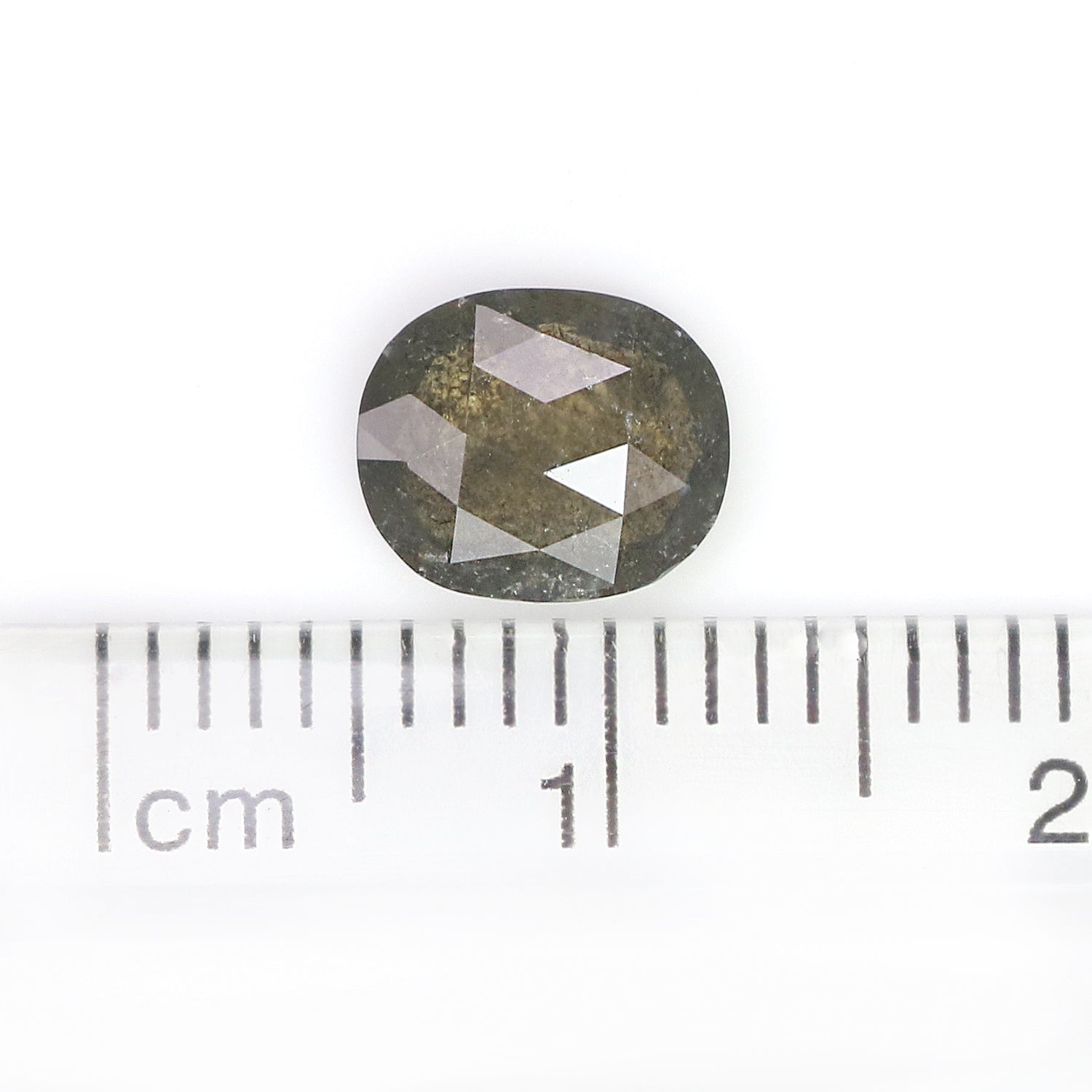 1.01 Ct Natural Loose Oval Shape Diamond Salt And Pepper Oval Cut Diamond 7.40 MM Natural Loose Diamond Oval Shape Rose Cut Diamond LQ1788