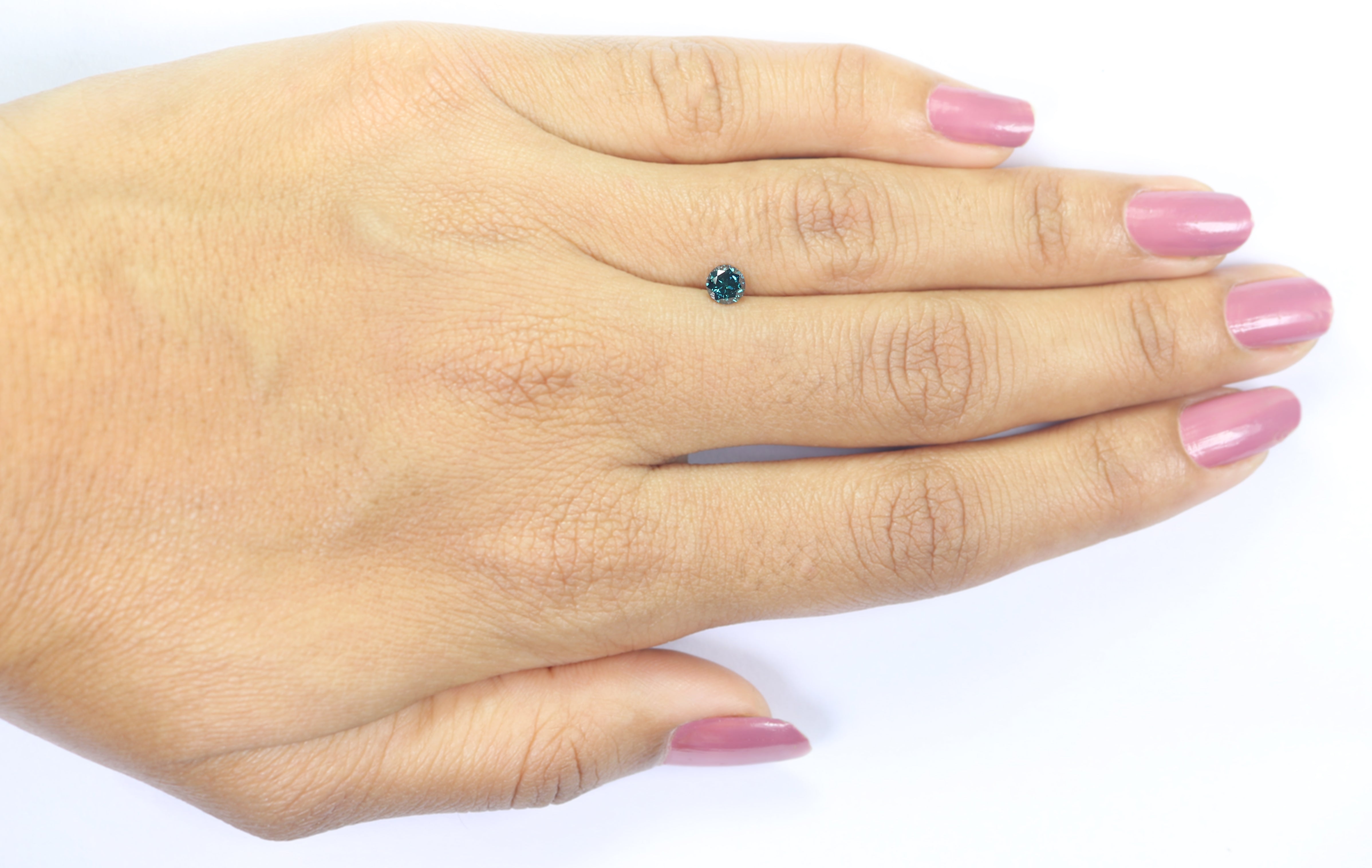 0.35 CT Natural Loose Round Diamond Blue Color Diamond Natural Loose Diamond 4.30 MM Round Brilliant Cut Diamond Round Shape Diamond LQ929