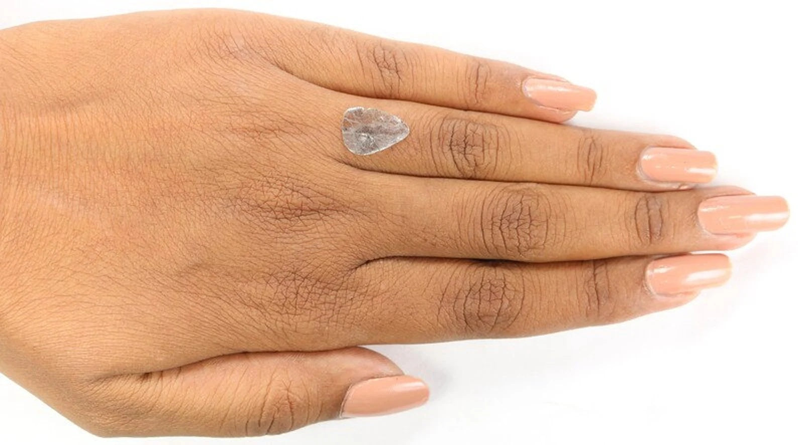 0.71 CT Natural Loose Slice Shape Diamond Grey Color Slice Cut Diamond 9.50 MM Natural Loose Diamond Irregular Slice Cut Diamond NQ1280