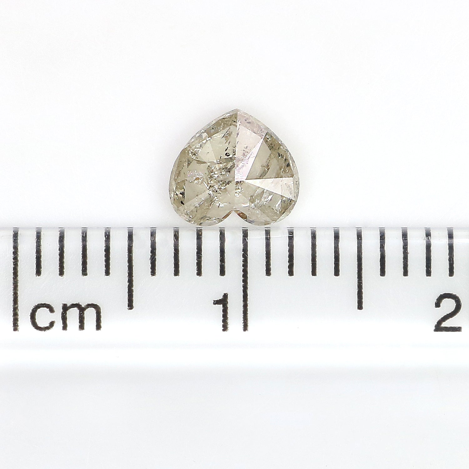 0.60 CT Natural Loose Heart Shape Diamond Yellow Color Heart Cut Diamond 5.10 MM Natural Loose Grey Color Heart Brilliant Cut Diamond LQ7409