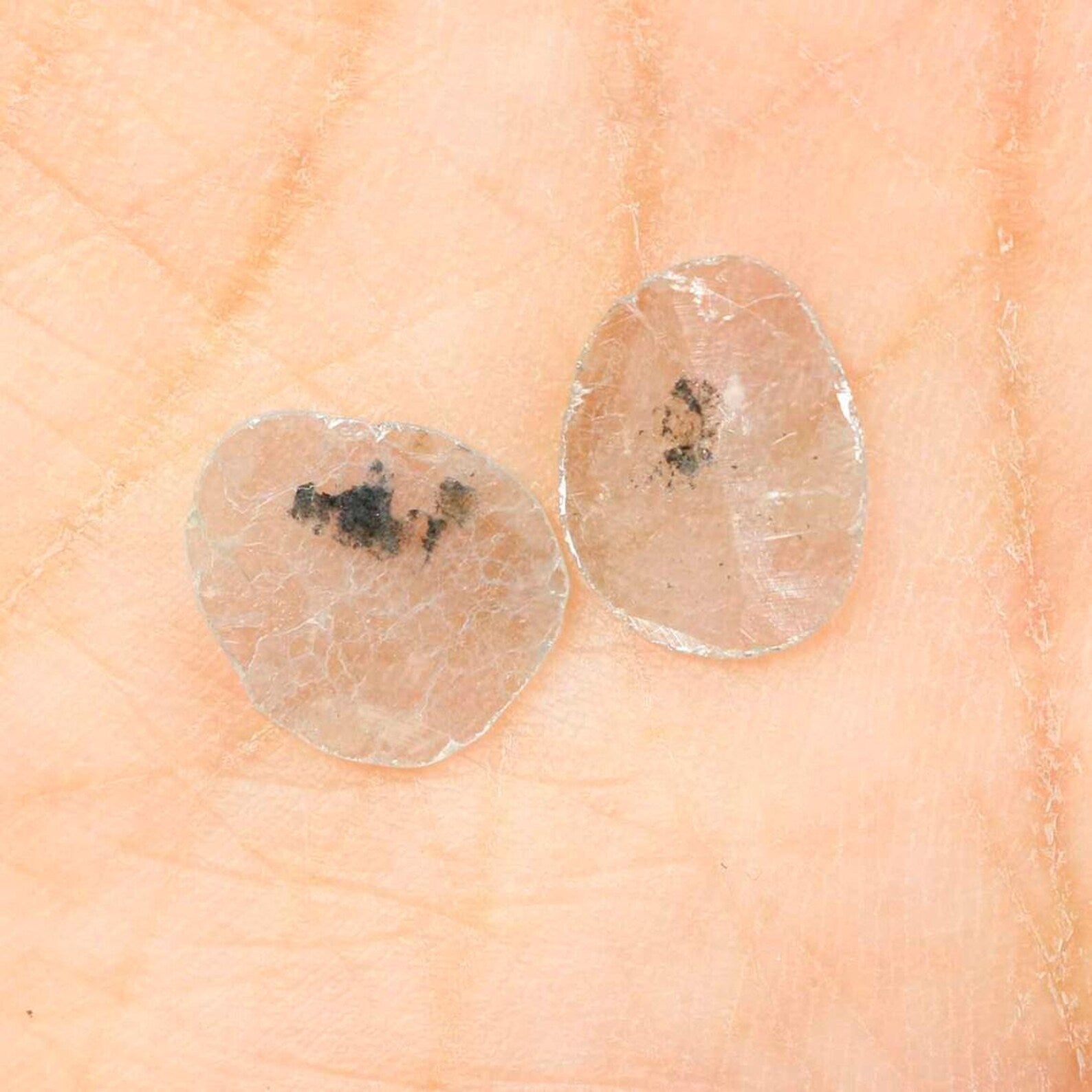 0.89 CT Natural Loose Slice Shape Diamond Grey Color Slice Diamond 9.45 MM Natural Loose Diamond Grey Color Irregular Cut Diamond NQ688