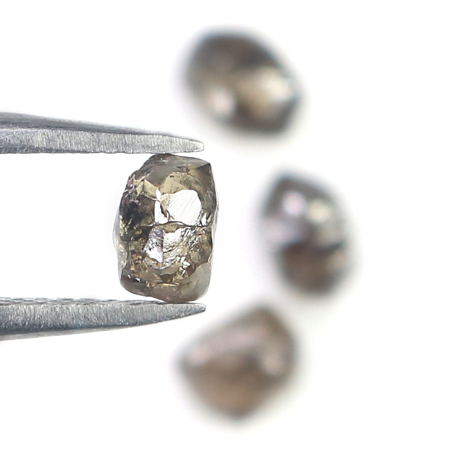 2.47 CT Natural Loose Rough Shape Diamond Brown Color Rough Cut Diamond 4.50 MM Natural Loose Brown Color Rough Irregular Cut Diamond L6393