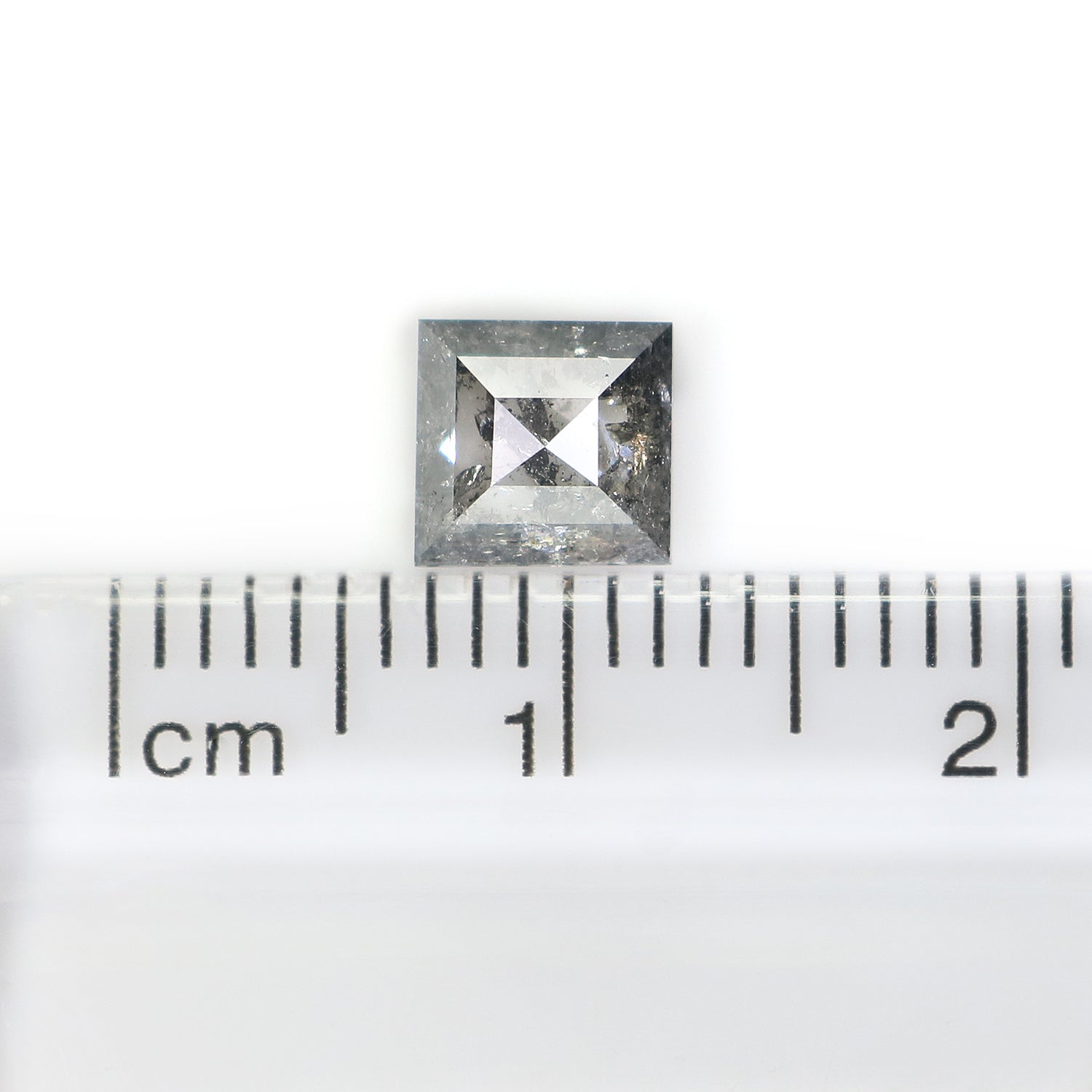 0.96 CT Natural Loose Kite Shape Diamond Salt And Pepper Kite Shape Diamond 7.80 MM Natural Black Grey Color Kite Rose Cut Diamond L221
