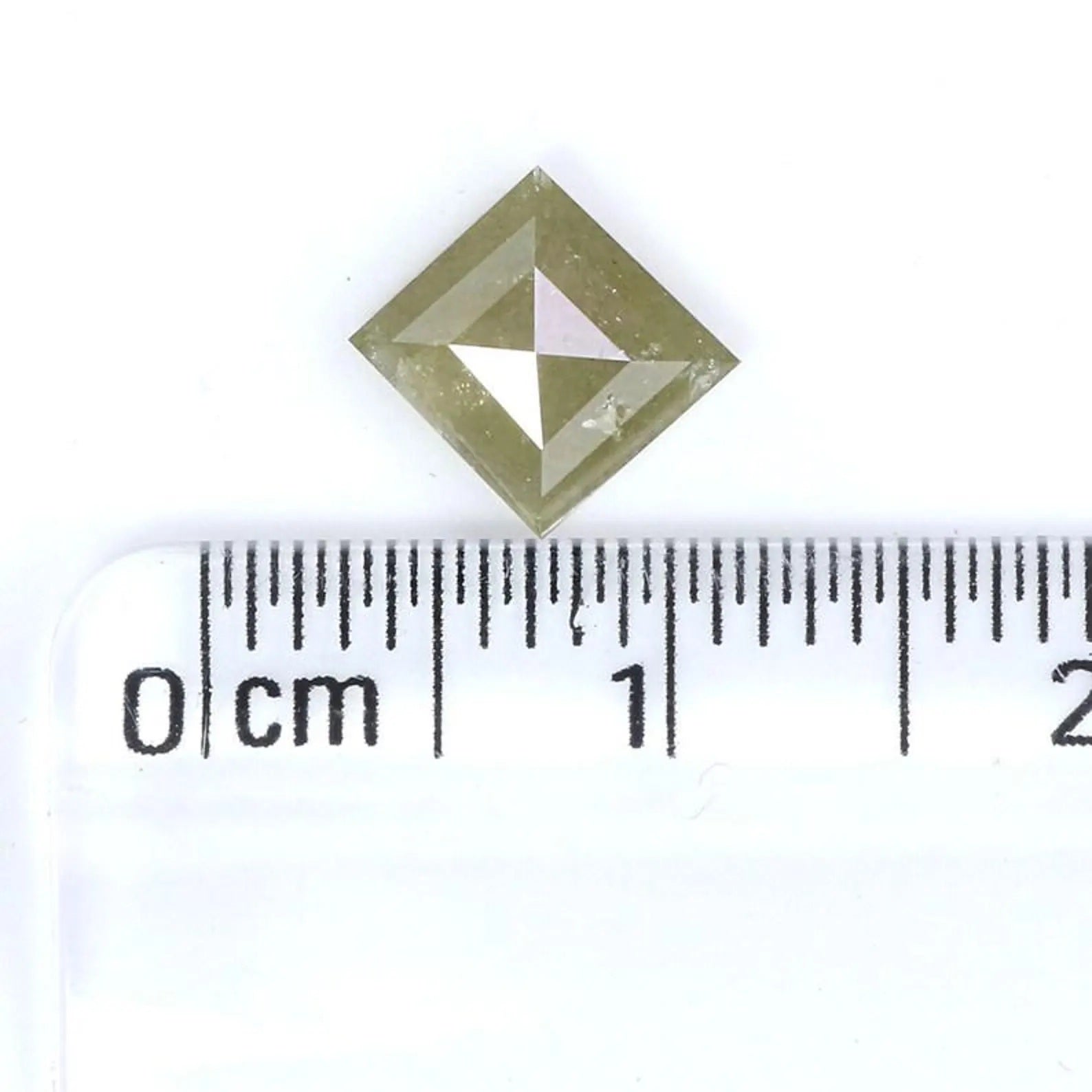 1.06 Ct Natural Loose Kite Shape Diamond Yellow Color Kite Cut Diamond 8.45 MM Natural Diamond Yellow Color Kite Rose Cut Diamond NQ1981