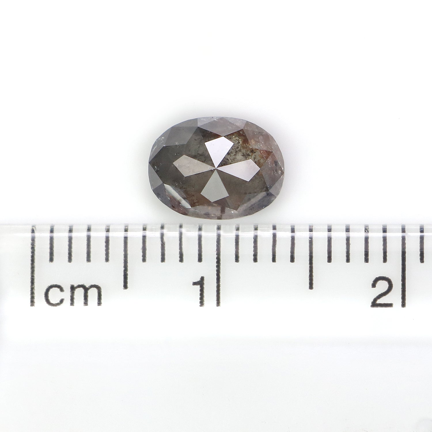 1.07 Ct Natural Loose Oval Shape Diamond Brown Color Oval Cut Diamond 7.40 MM Natural Loose Grey Oval Diamond Oval Rose Cut Diamond LQ2320