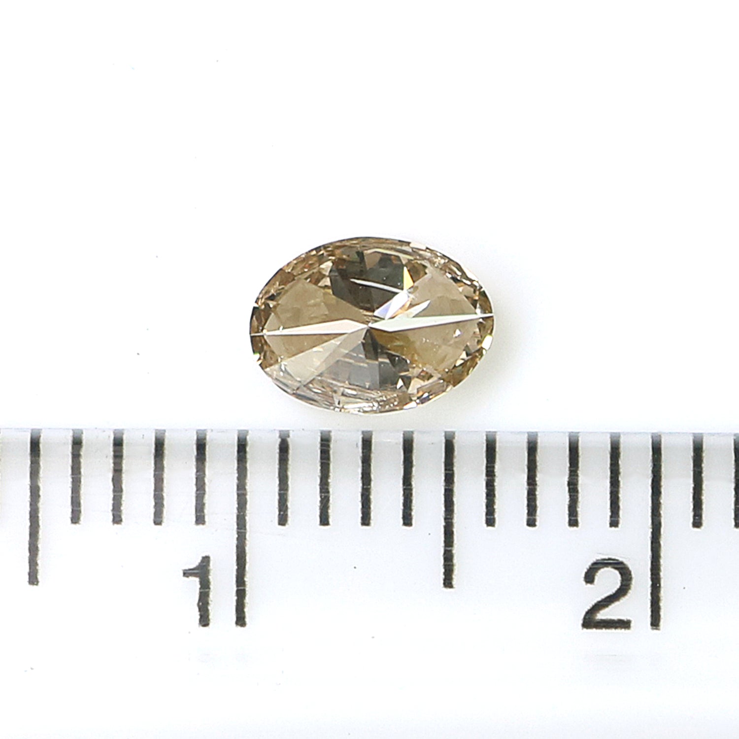 0.45 CT Natural Loose Oval Shape Diamond Brown Color Oval Cut Diamond 5.90 MM Natural Loose Brown Color Oval Brilliant Cut Diamond N2647