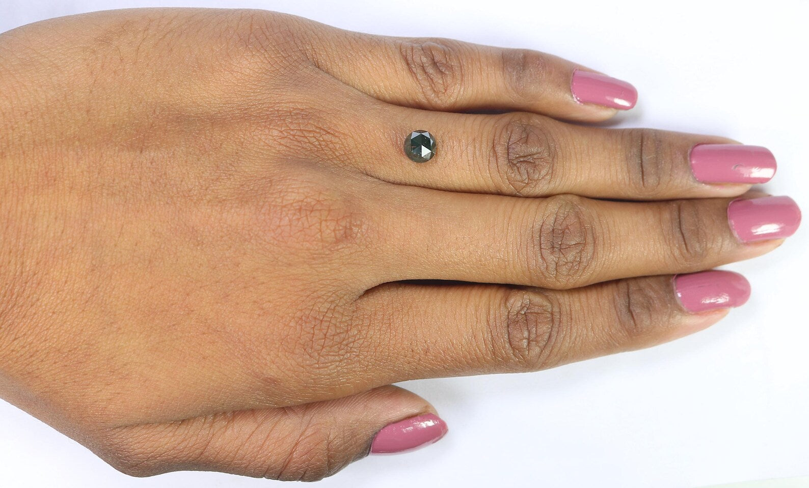 1.24 CT Natural Loose Round Shape Diamond Green Color Round Rose Cut Diamond 5.90 MM Natural Loose Diamond Round Rose Cut Diamond QN7660