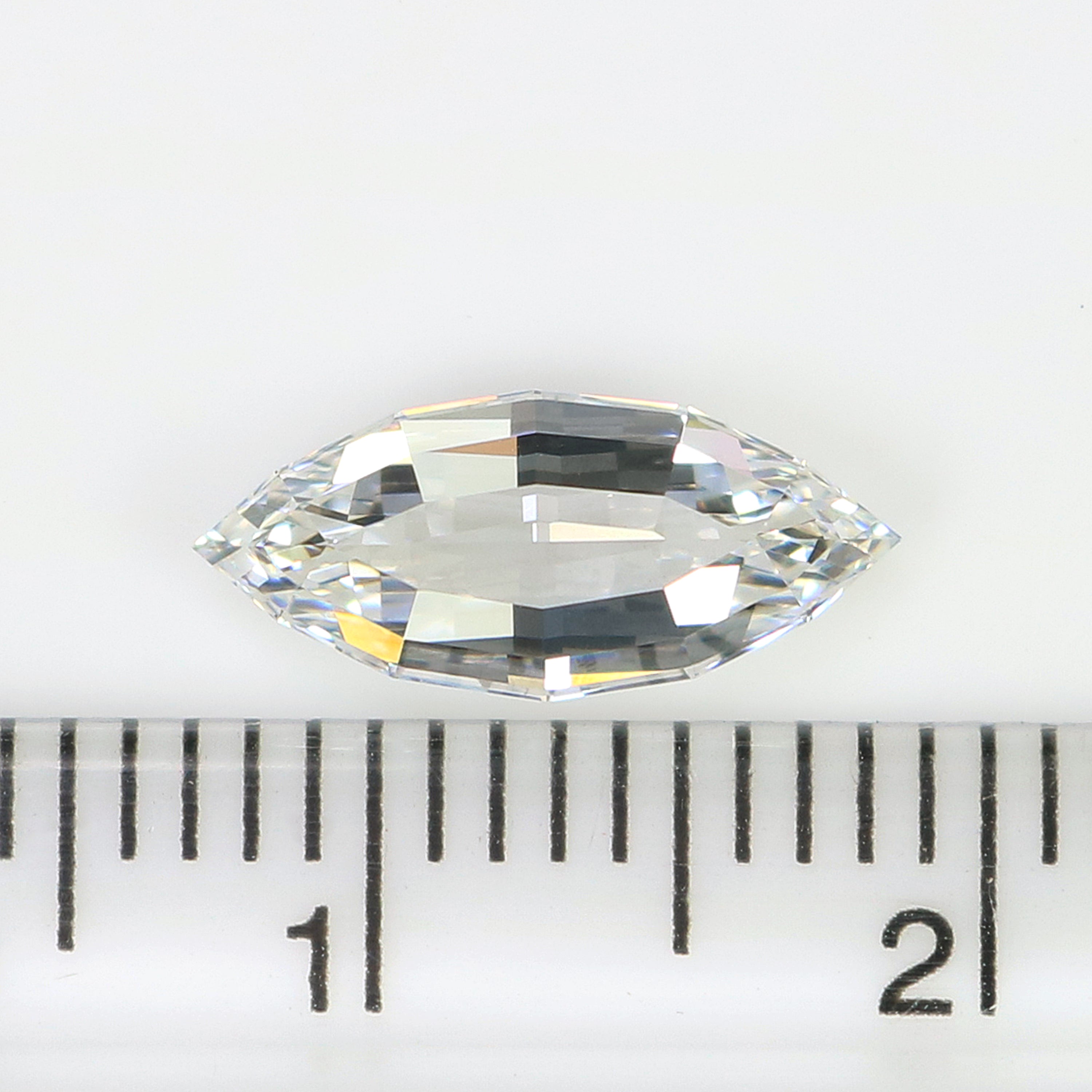 1.35 CT IGI Certified Modified Marquise Step Cut Diamond White - E Color VS1 Clarity Lab Grown Diamond Lab Created Marquise Diamond L3678
