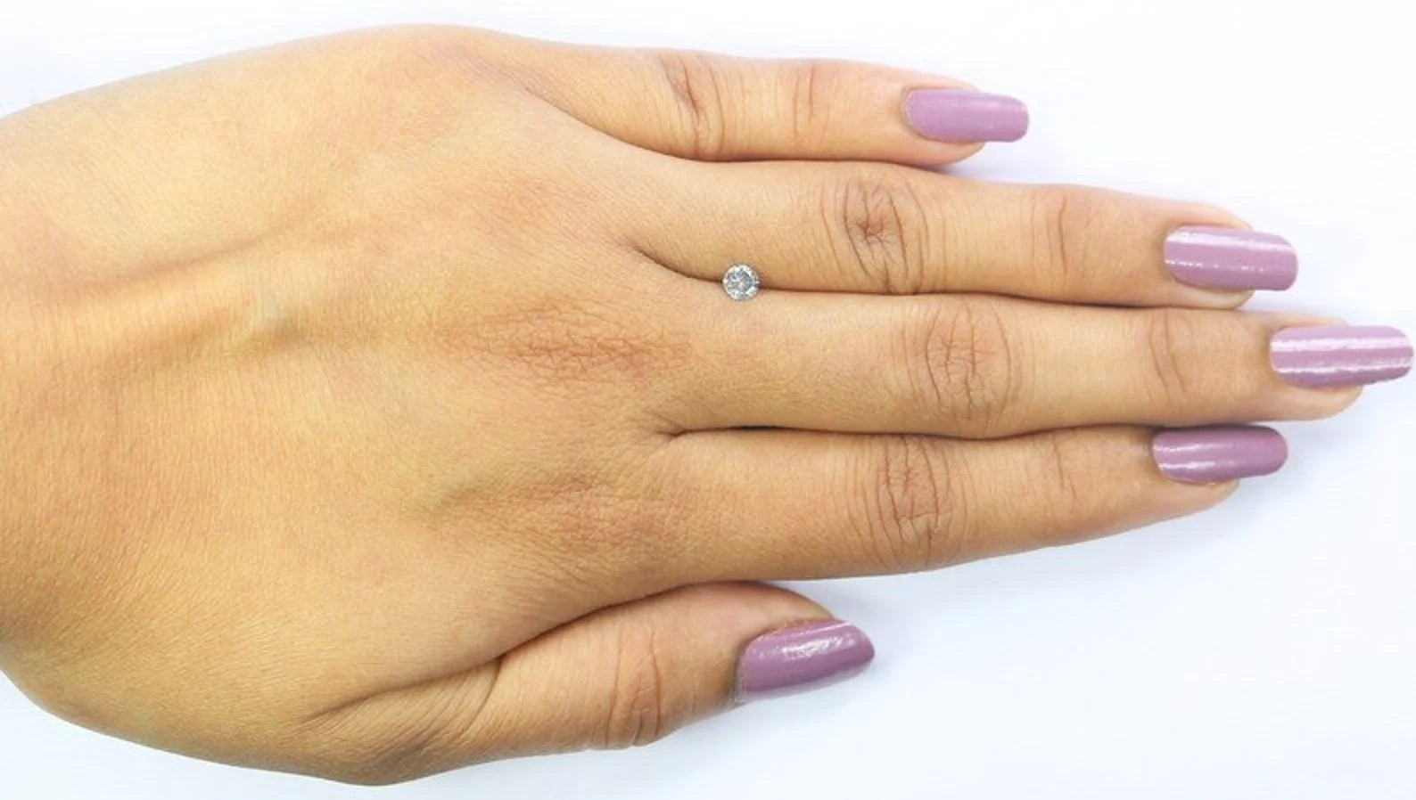 0.21 Ct Natural Loose Round Brilliant Cut Diamond Salt And Pepper Round Shape Diamond 3.80 MM Natural Black Grey Color Round Diamond NQ8996