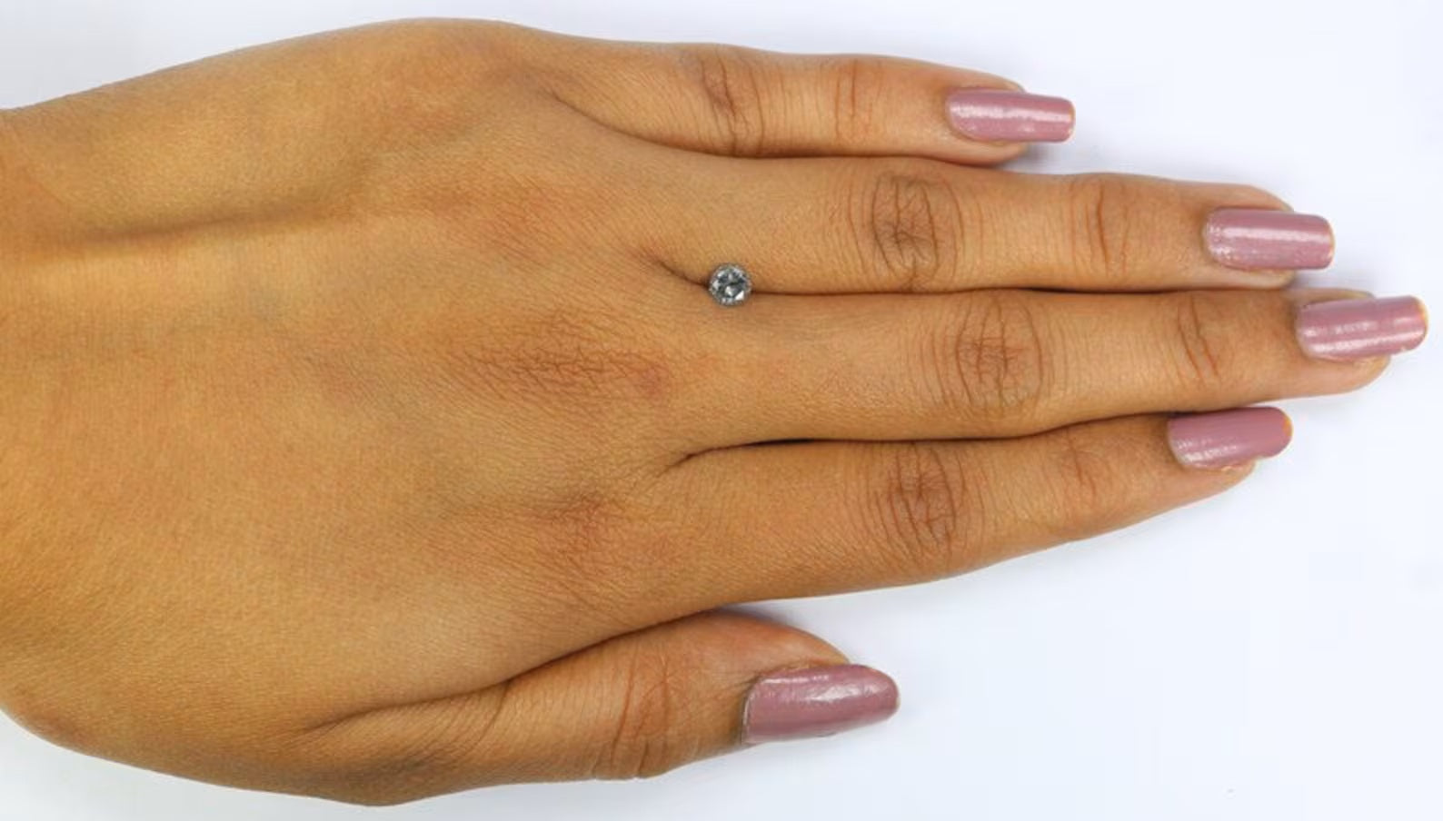 0.35 CT Natural Loose Round Shape Diamond Salt And Pepper Round Diamond 4.25 MM Natural Black Grey Color Round Brilliant Cut Diamond NQ2333