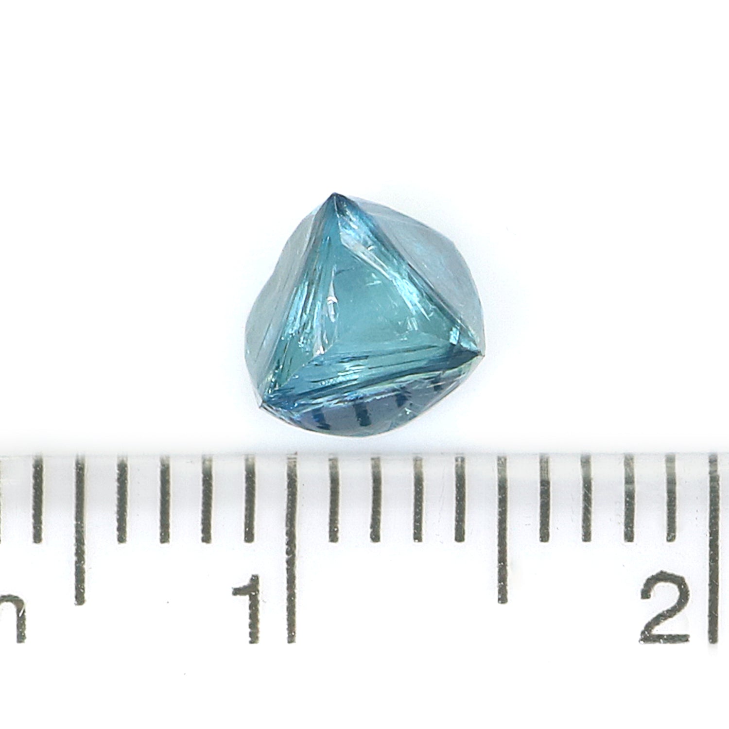 1.33 CT Natural Loose Rough Shape Diamond Blue Color Rough Cut Diamond 6.70 MM Natural Loose Blue Diamond Rough Irregular Cut Diamond L3556