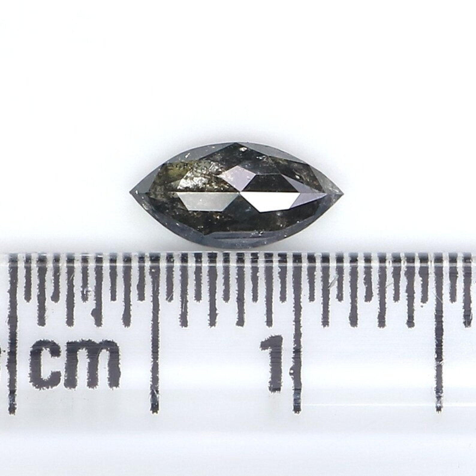 0.49 CT Natural Loose Marquise Shape Diamond Salt And Pepper Marquise Cut Diamond 7.60 MM Natural Diamond Marquise Ruse Cut Diamond NQ2461