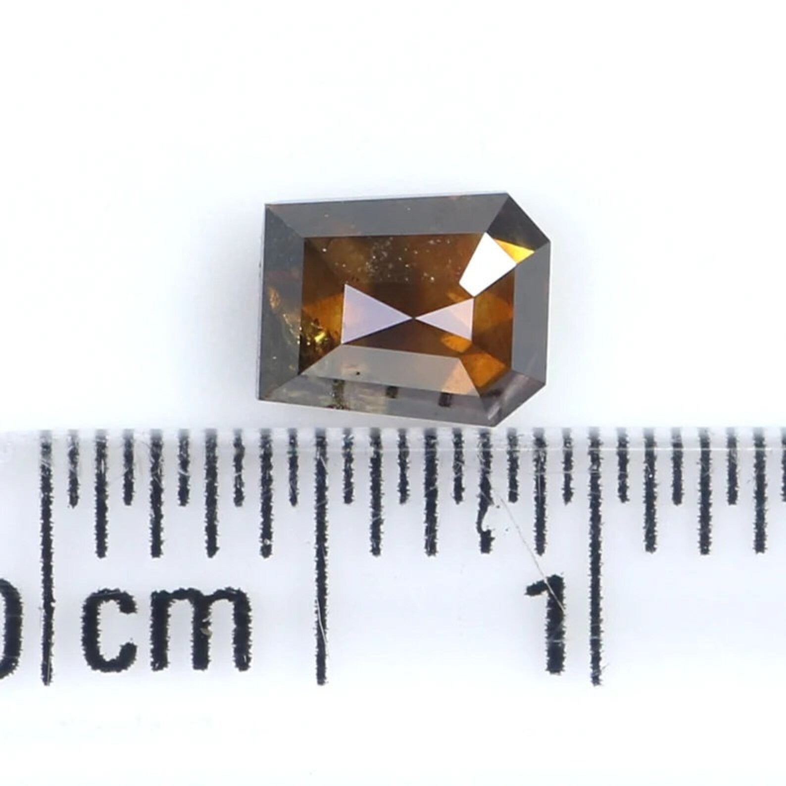 0.72 CT Natural Loose Coffin Shape Diamond Brown Color Coffin Diamond 5.20 MM Natural Diamond Brown Color Coffin Rose Cut Diamond NQ7579