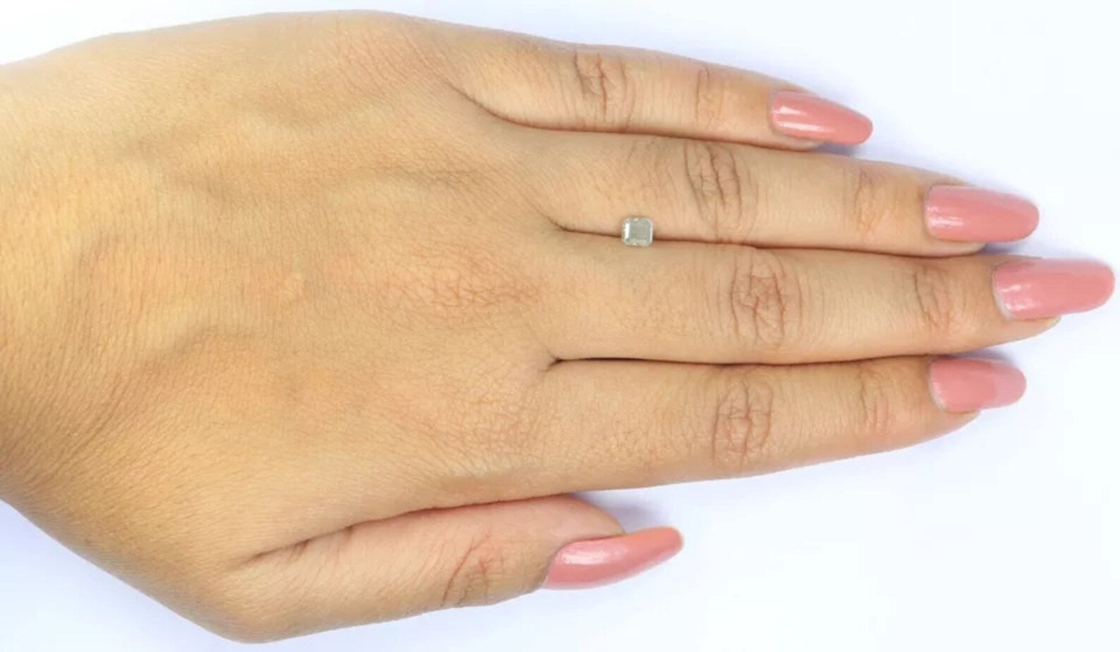 0.40 Ct Natural Loose Radiant Shape Diamond Salt And Pepper Radiant Diamond 4.10 MM Natural Grey Color Radiant Brilliant Cut Diamond NQ7640