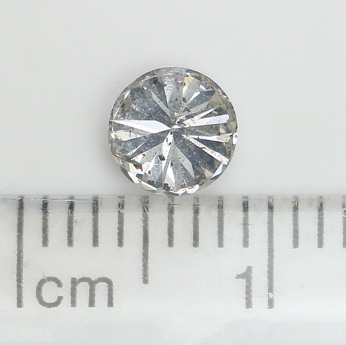 0.67 Ct Natural Loose Round Shape Diamond White - F Color Round Cut Diamond 5.15 MM Natural Loose Diamond Round Brilliant Cut Diamond QL2654