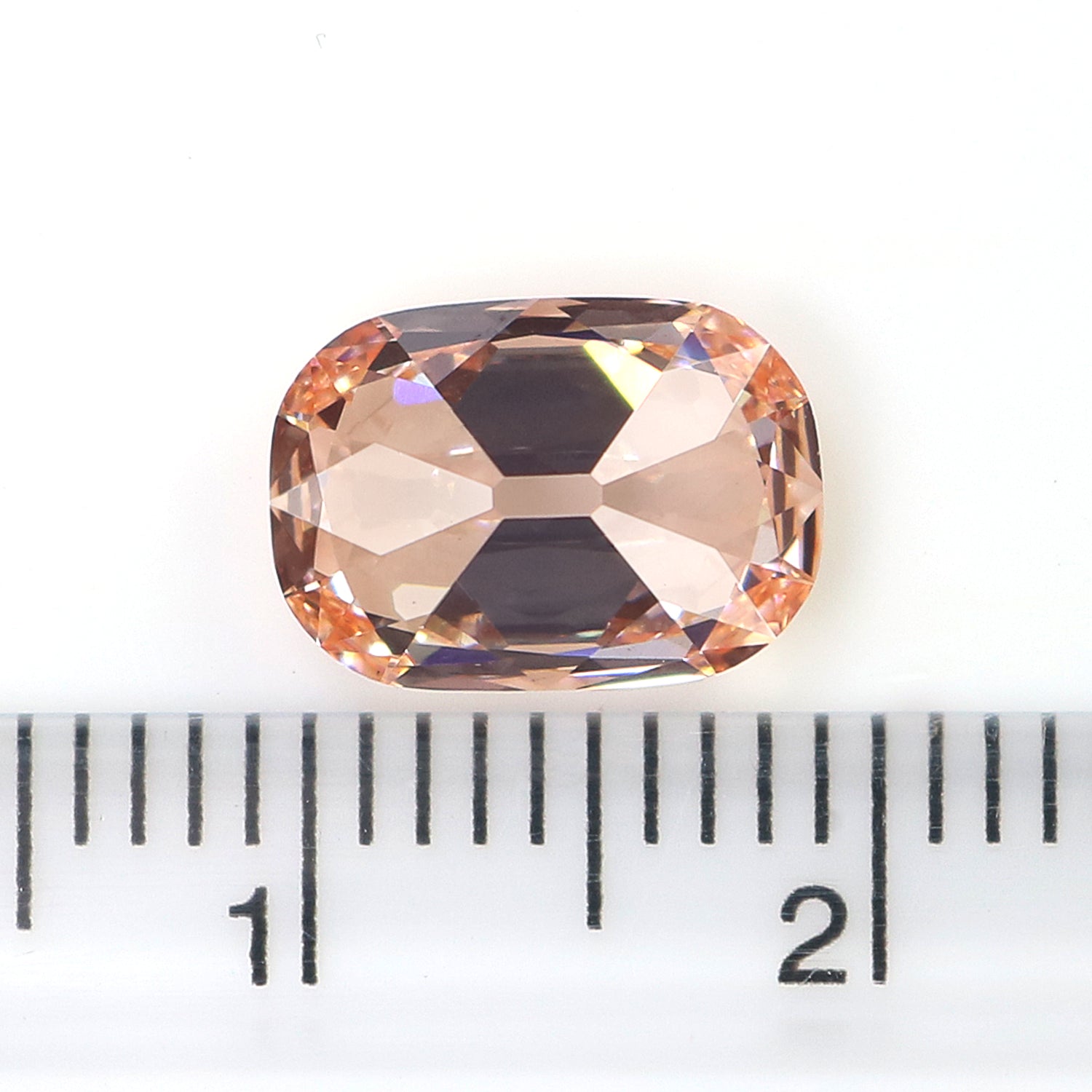 2.13 CT IGI Certified Cushion Old European Cut Diamond Fancy Intense Pink Color VS2 Clarity Lab Grown Diamond Lab Created Lab Diamond L3668