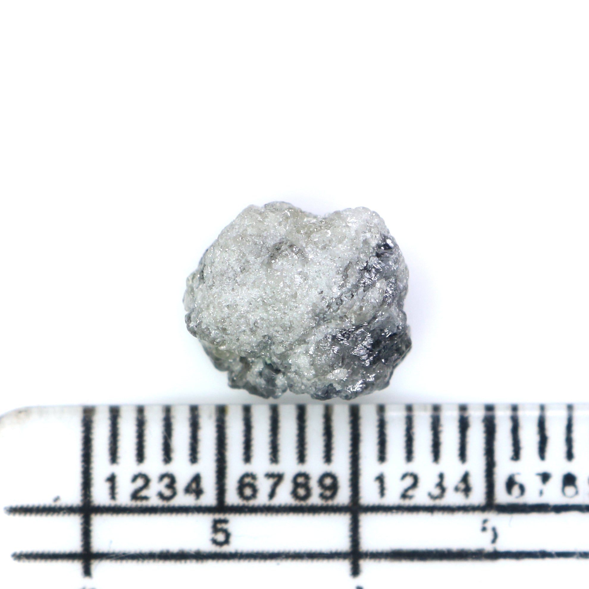 3.14 CT Natural Loose Rough Shape Diamond Grey Color Rough Cut Diamond 8.70 MM Natural Loose Grey Diamond Rough Irregular Cut Diamond LQ2796