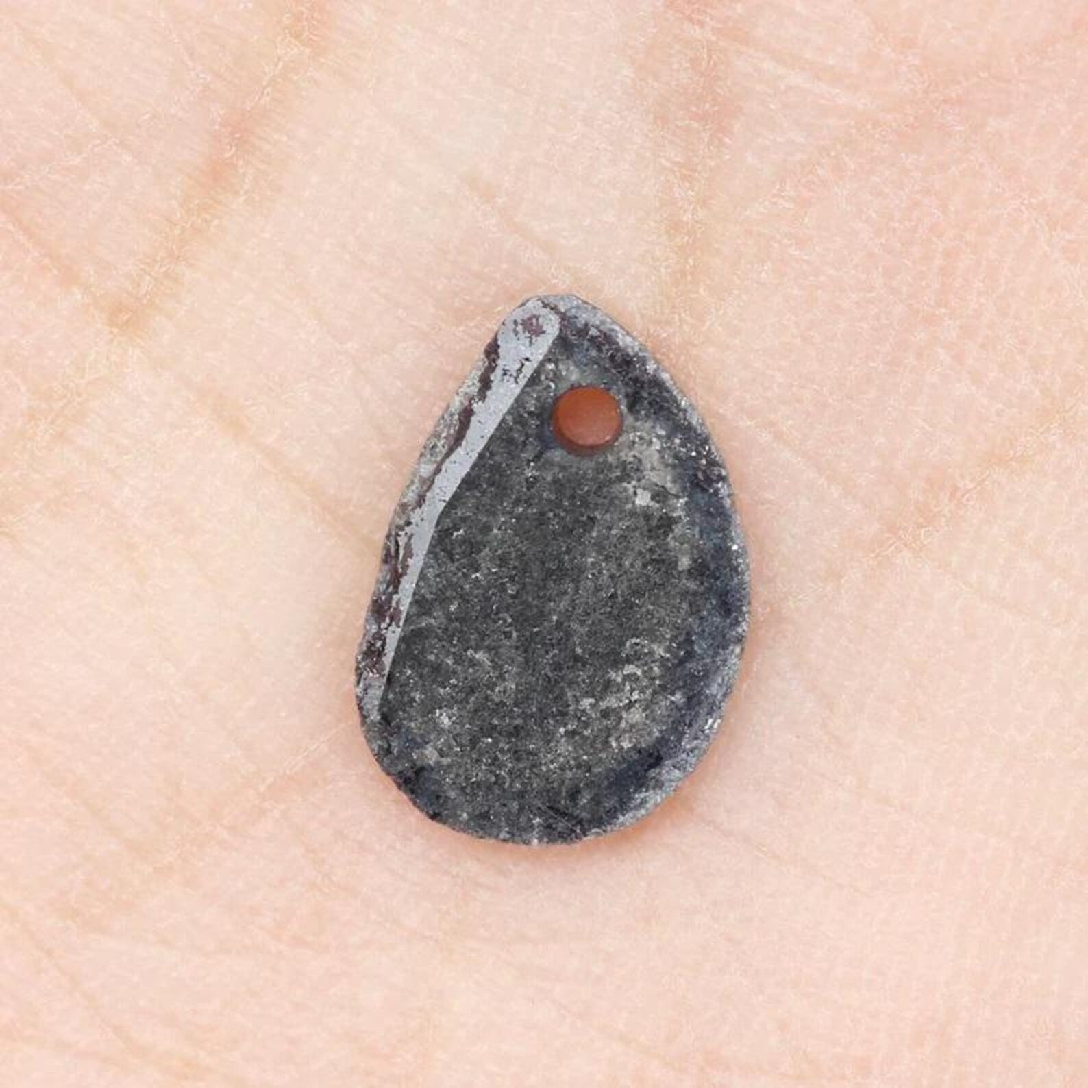 1.05 CT Natural Loose Pear Shape Diamond Black Color Pear Diamond 10.00 MM Natural Loose Diamond Black Color Pear Antique Cut Diamond NQ1046