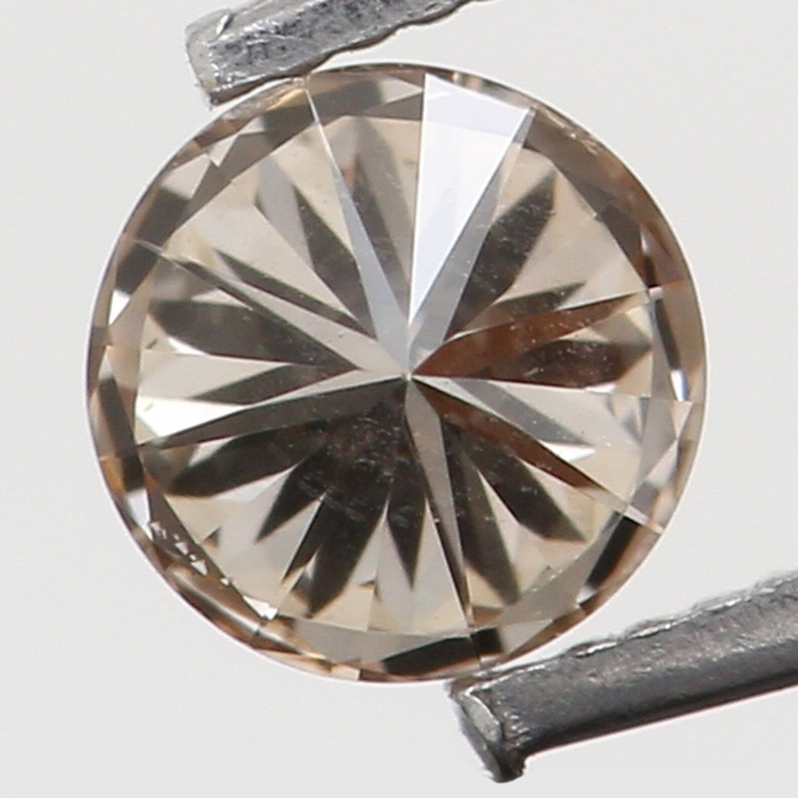 0.123 Ct Natural Loose Round Shape Diamond Brown Color Round Cut Diamond 3.10 MM Natural Loose Diamond Round Brilliant Cut Diamond N7815