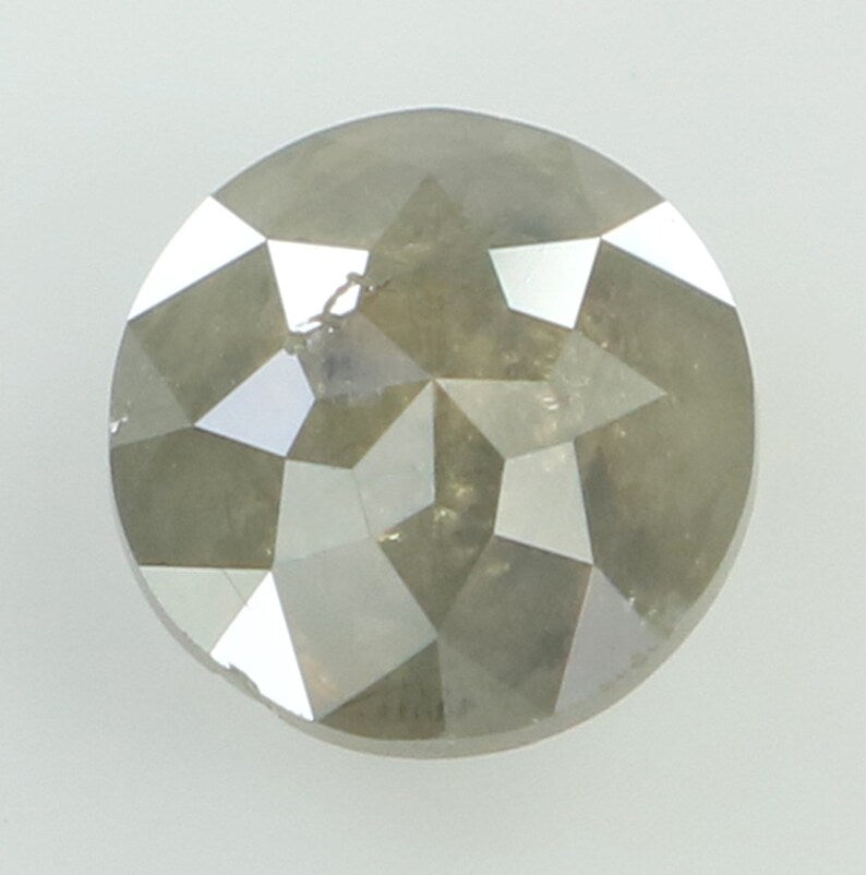 0.79 Ct Natural Loose Round Rose Cut Diamond Grey Color Round Cut Diamond 5.50 MM Natural Loose Diamond Round Shape Rose Cut Diamond N8607