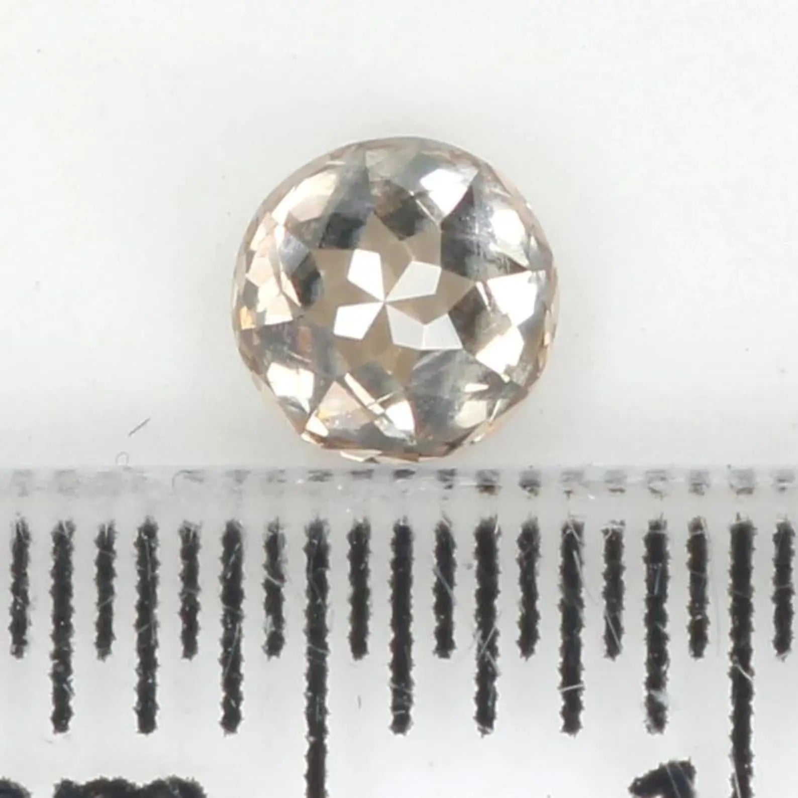 0.28 CT Natural Loose Round Shape Diamond Brown Color Round Cut Diamond 3.90 MM Natural Loose Brown Color Round Rose Cut Diamond NQ1176