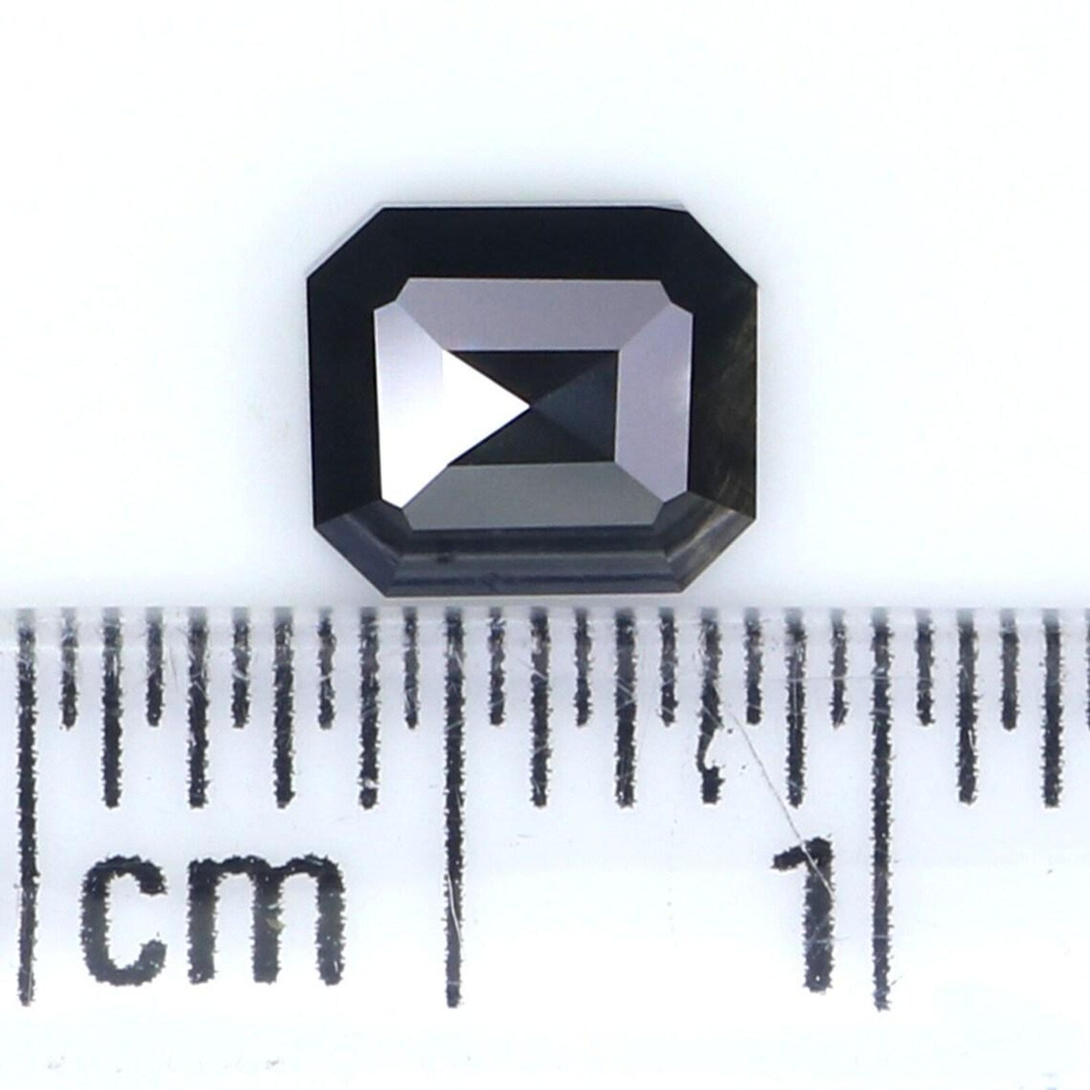 0.69 CT Natural Loose Square Shape Diamond Black Color Square Cut Diamond 5.40 MM Natural Loose Black Color Square Rose Cut Diamond NQ8506