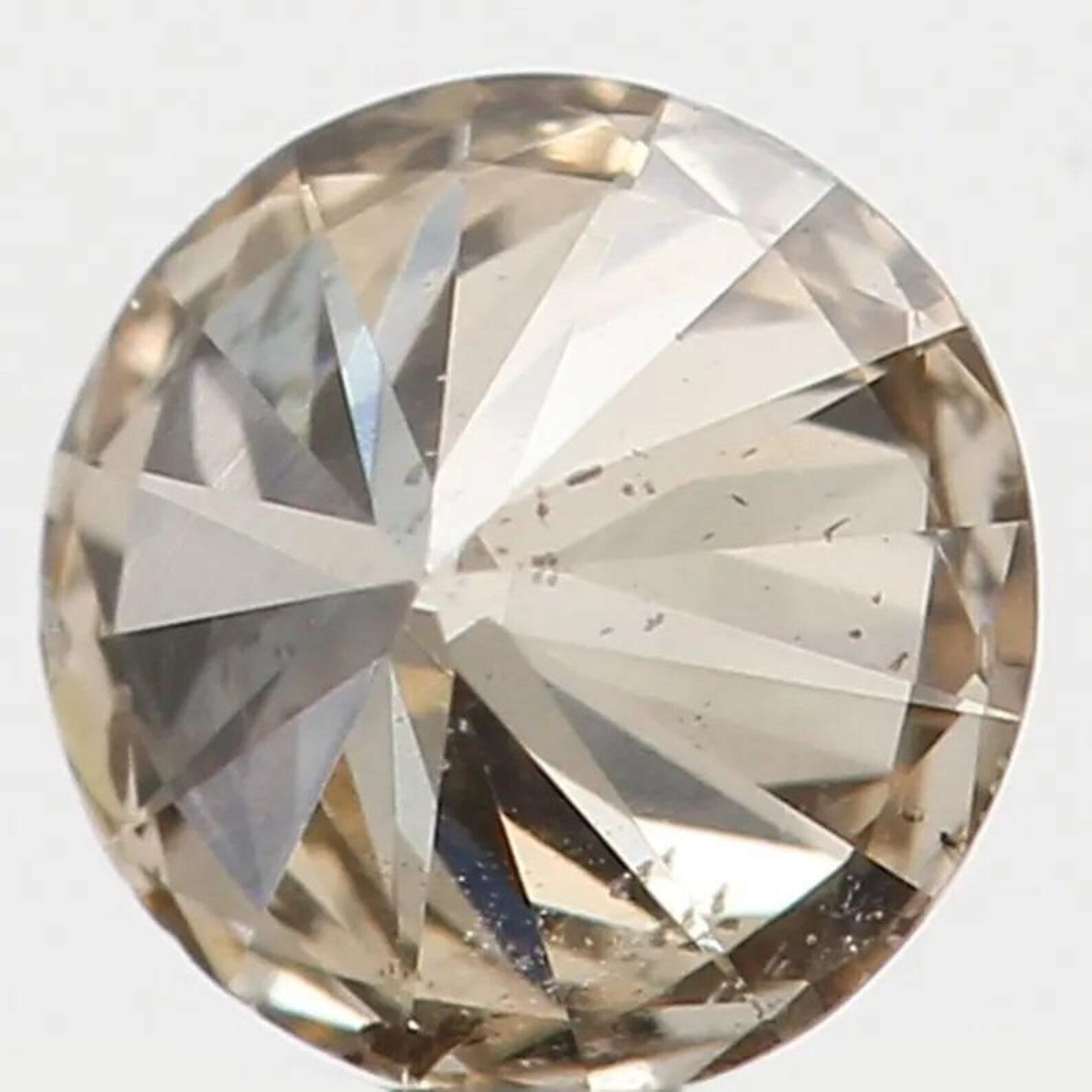 0.16 CT Natural Loose Round Shape Diamond Brown Color Round Diamond 3.50 MM Natural Diamond Brown Color Round Brilliant Cut Diamond NQ7618
