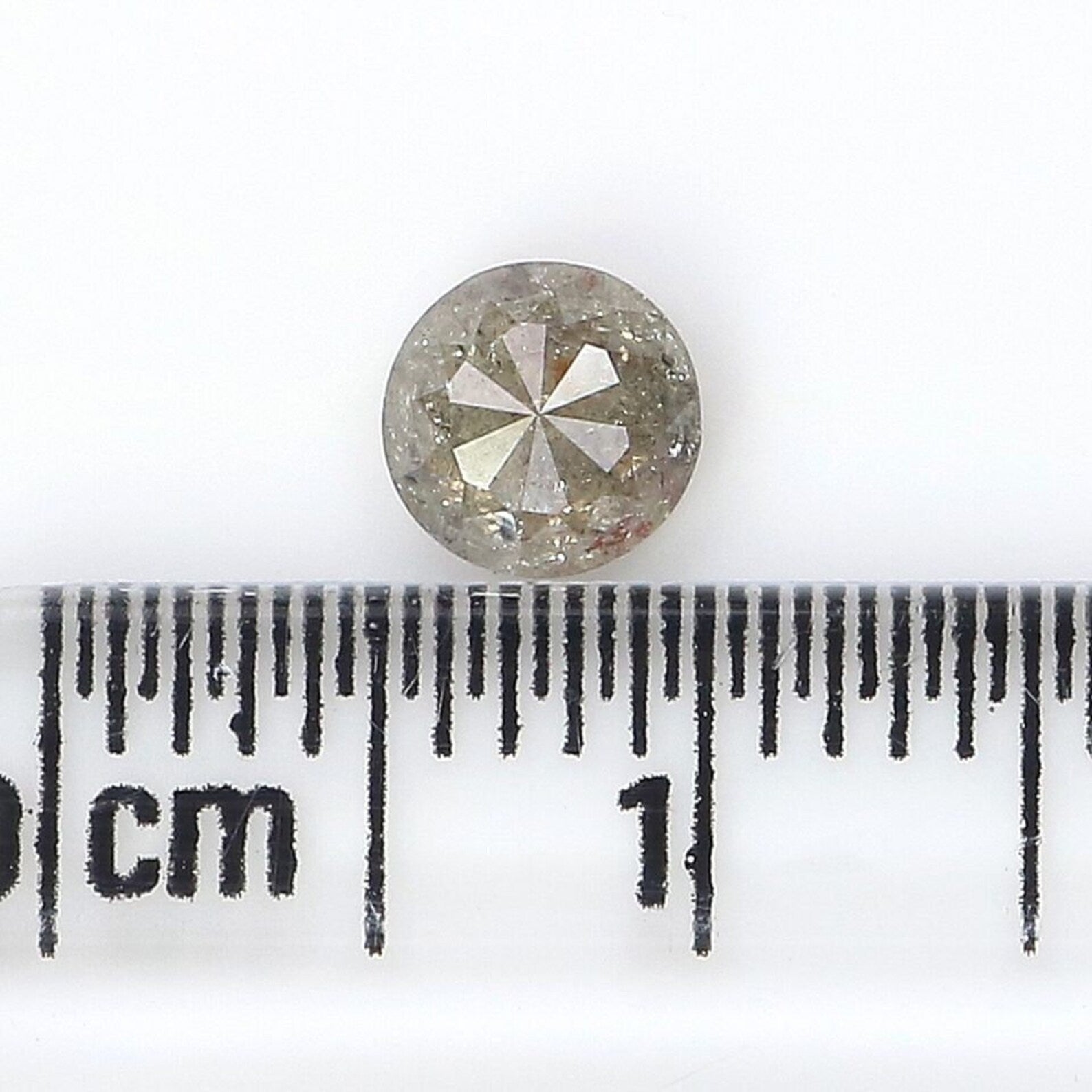 0.49 CT Natural Loose Rose Cut Diamond Grey Color Round Shape Diamond 4.90 MM Natural Loose Diamond Grey Round Rose Cut Shape Diamond NQ429