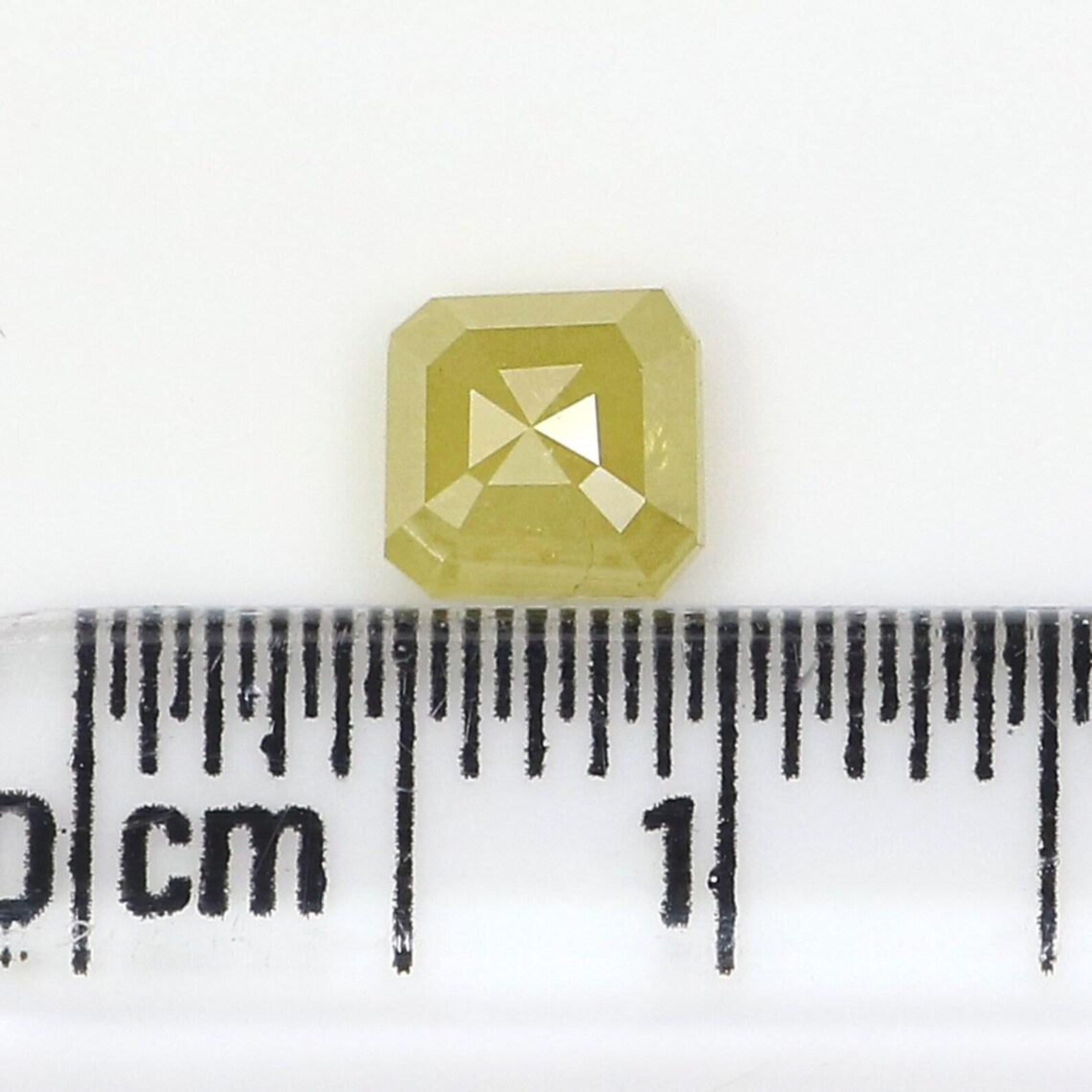0.80 CT Natural Loose Radiant Shape Diamond Yellow Color Radiant Diamond 5.00 MM Natural Loose Yellow Color Radiant Rose Cut Diamond NQ8329