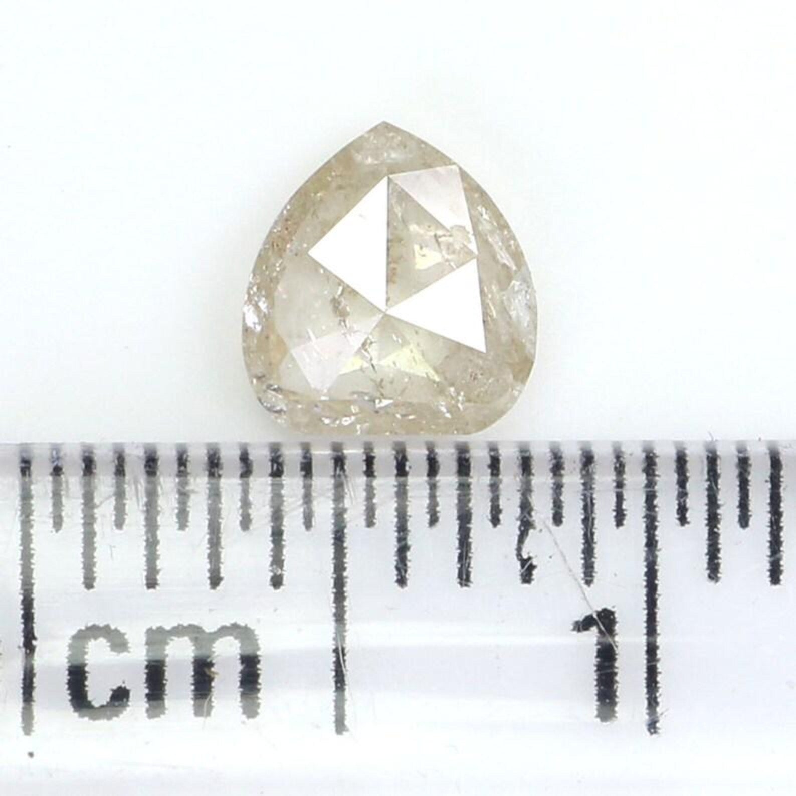 0.39 CT Natural Loose Heart Shape Diamond Yellow Color Heart Cut Diamond 5.00 MM Natural Diamond Grey Color Heart Rose Cut Diamond NQ7375