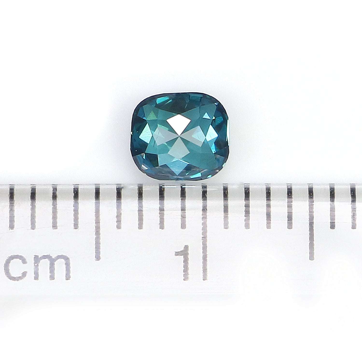 0.45 CT Natural Loose Cushion Shape Diamond Blue Color Cushion Cut Diamond 4.70 MM Natural Loose Diamond Cushion Rose Cut Diamond LQ9743