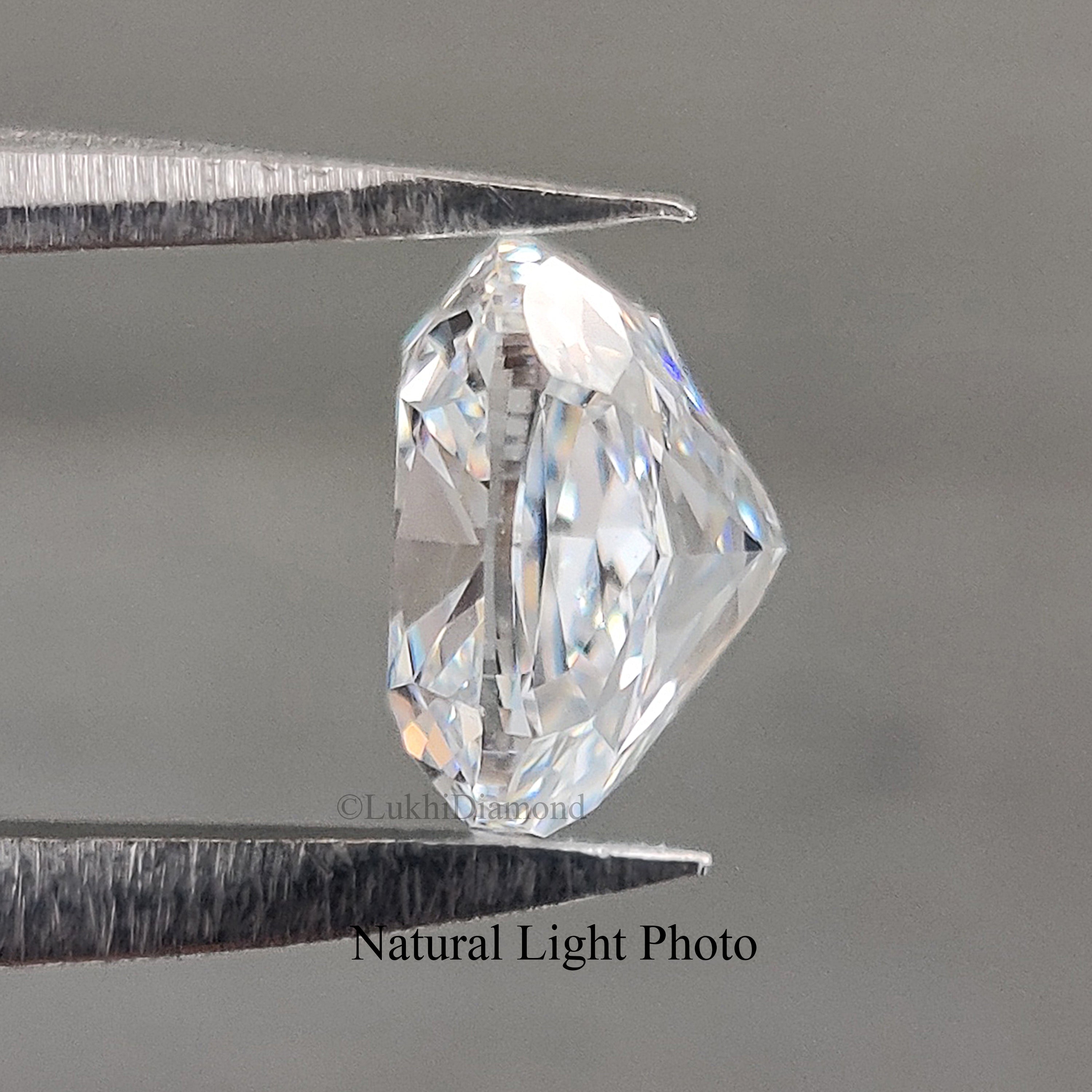 IGI Certified 1 Ct, 1.5 Ct, 2 Ct, 2.5 Ct, 3 Ct Cushion Brilliant Cut E/F Color VS Clarity Lab Grown Diamond Lab Created Loose Diamond Q16