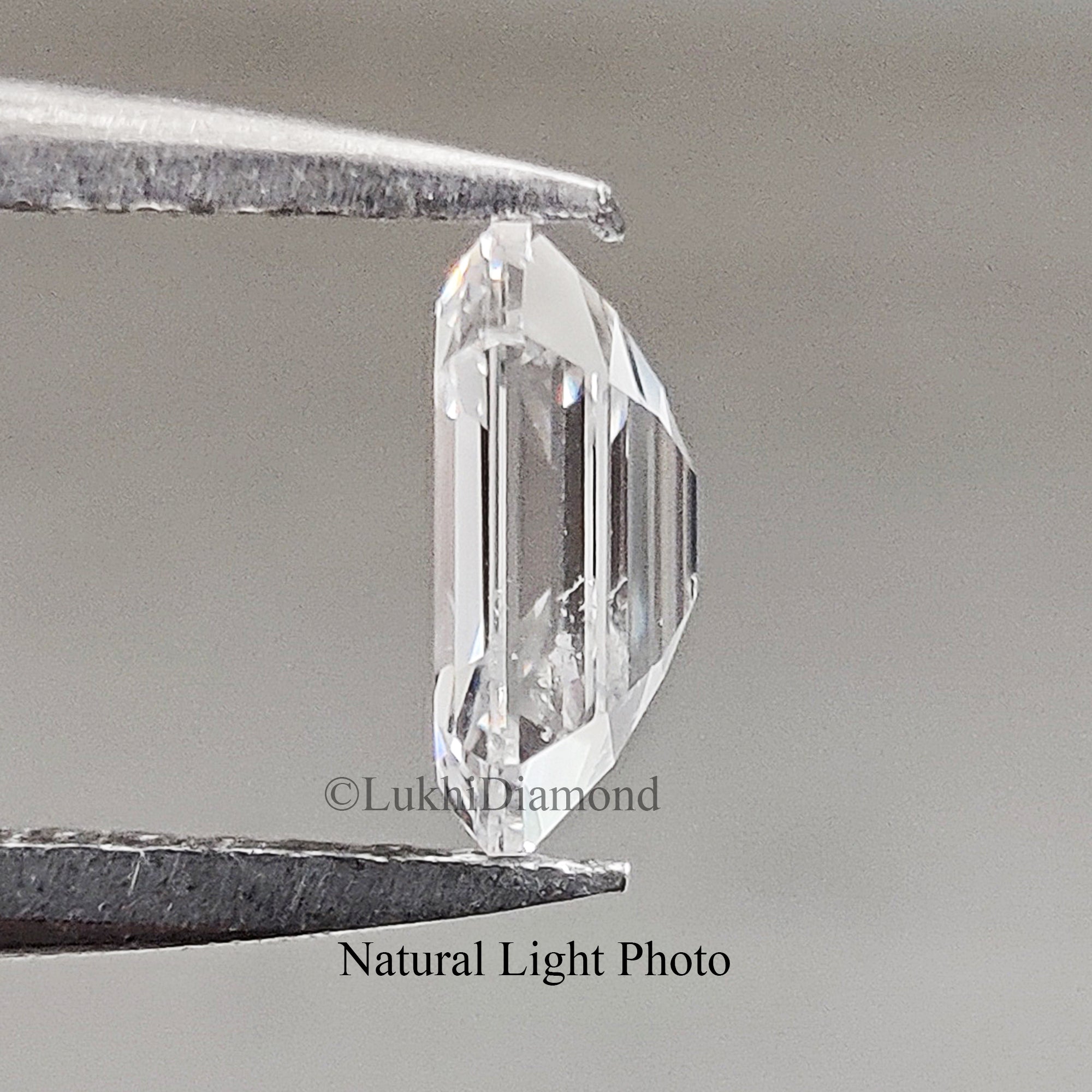 0.53 CT Emerald Brilliant Cut Diamond White - G Color VS Clarity Lab Grown Diamond Lab Created Loose Diamond Emerald CVD Diamond L3110