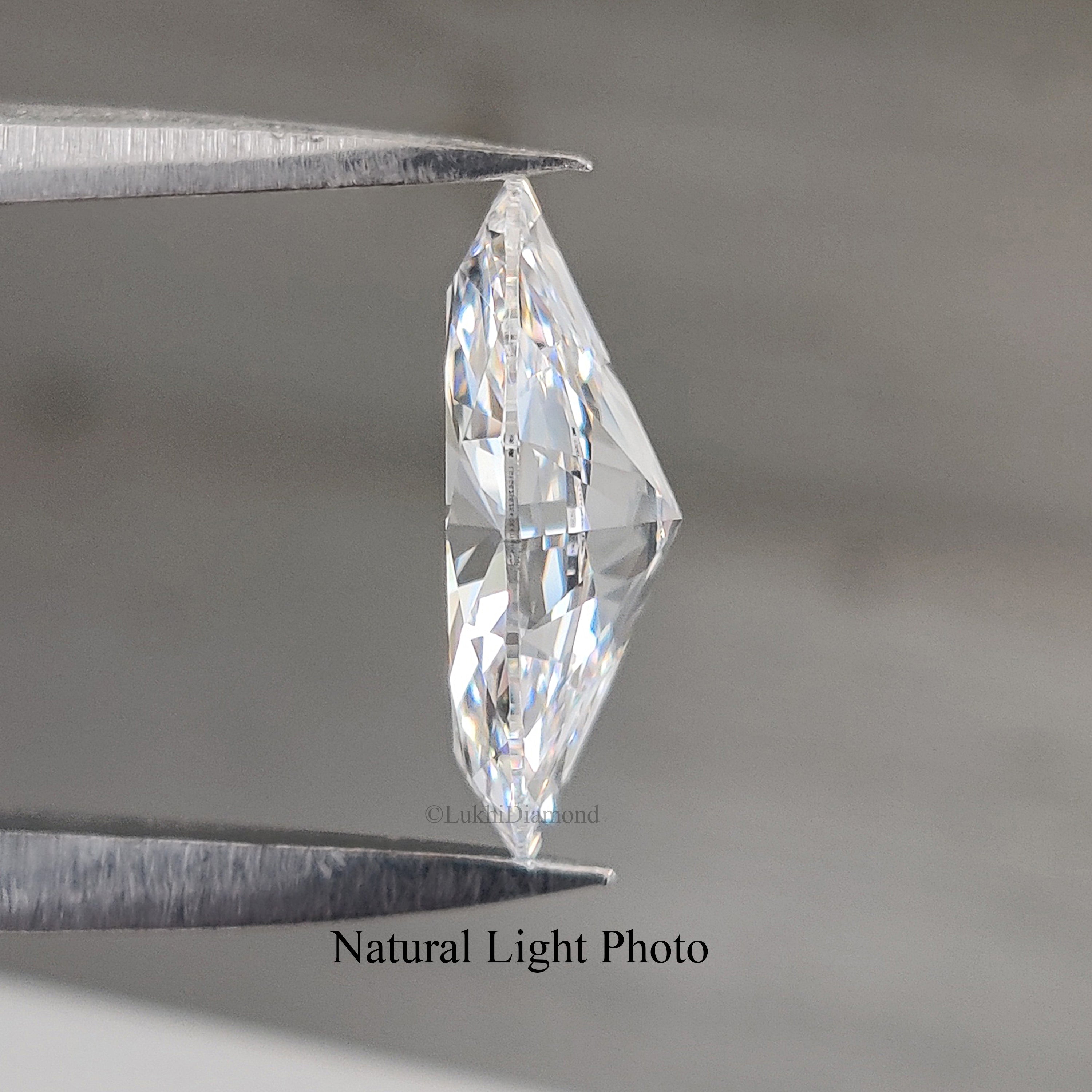 IGI Certified 1 Ct, 1.5 Ct, 2 Ct, 2.5 Ct, 3 Ct Marquise Brilliant Cut Lab Grown Diamond Lab Created Loose Diamond for Engagement Ring Q156