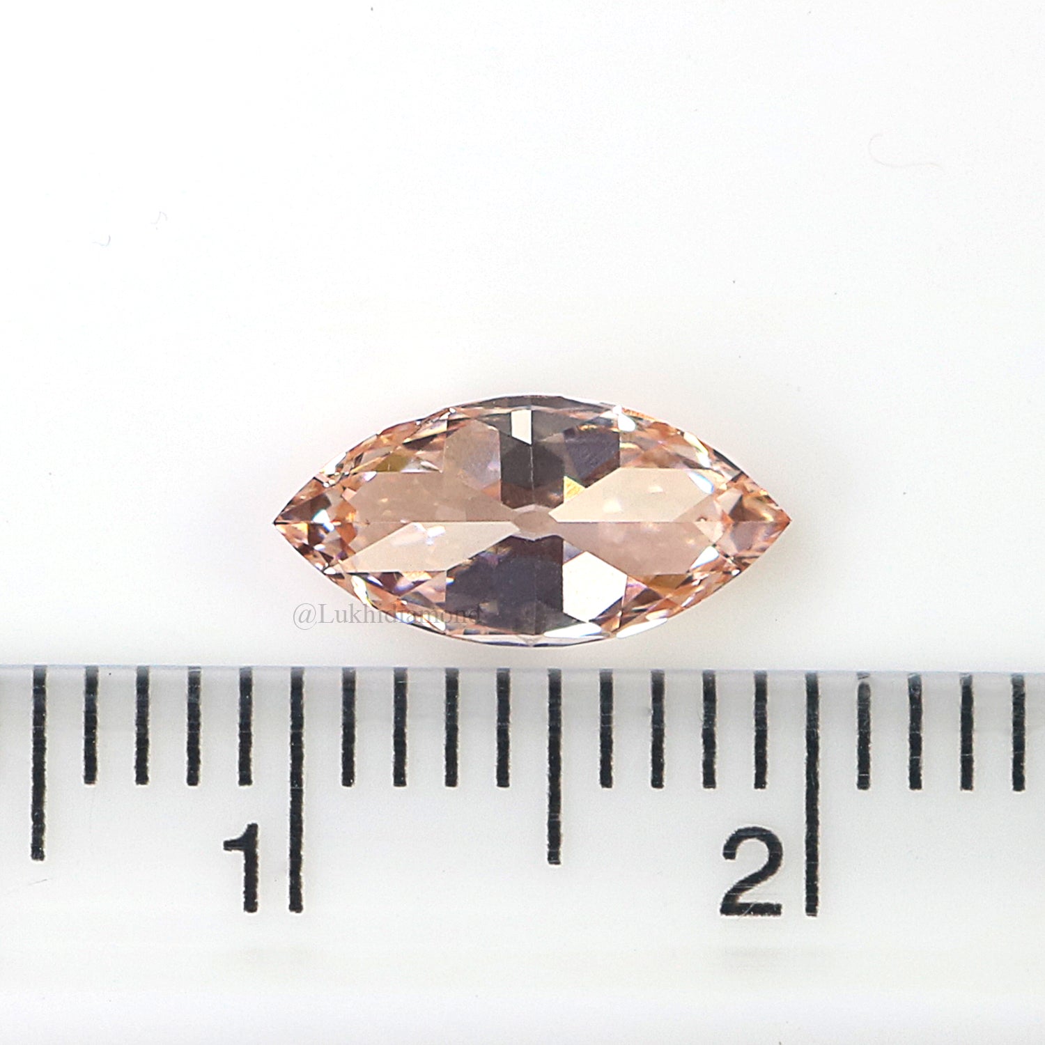 1.05 CT IGI Certified Marquise Old European Cut Diamond Fancy Vivid Pink Color VS1 Clarity Lab Grown Diamond Lab Created Diamond L3664