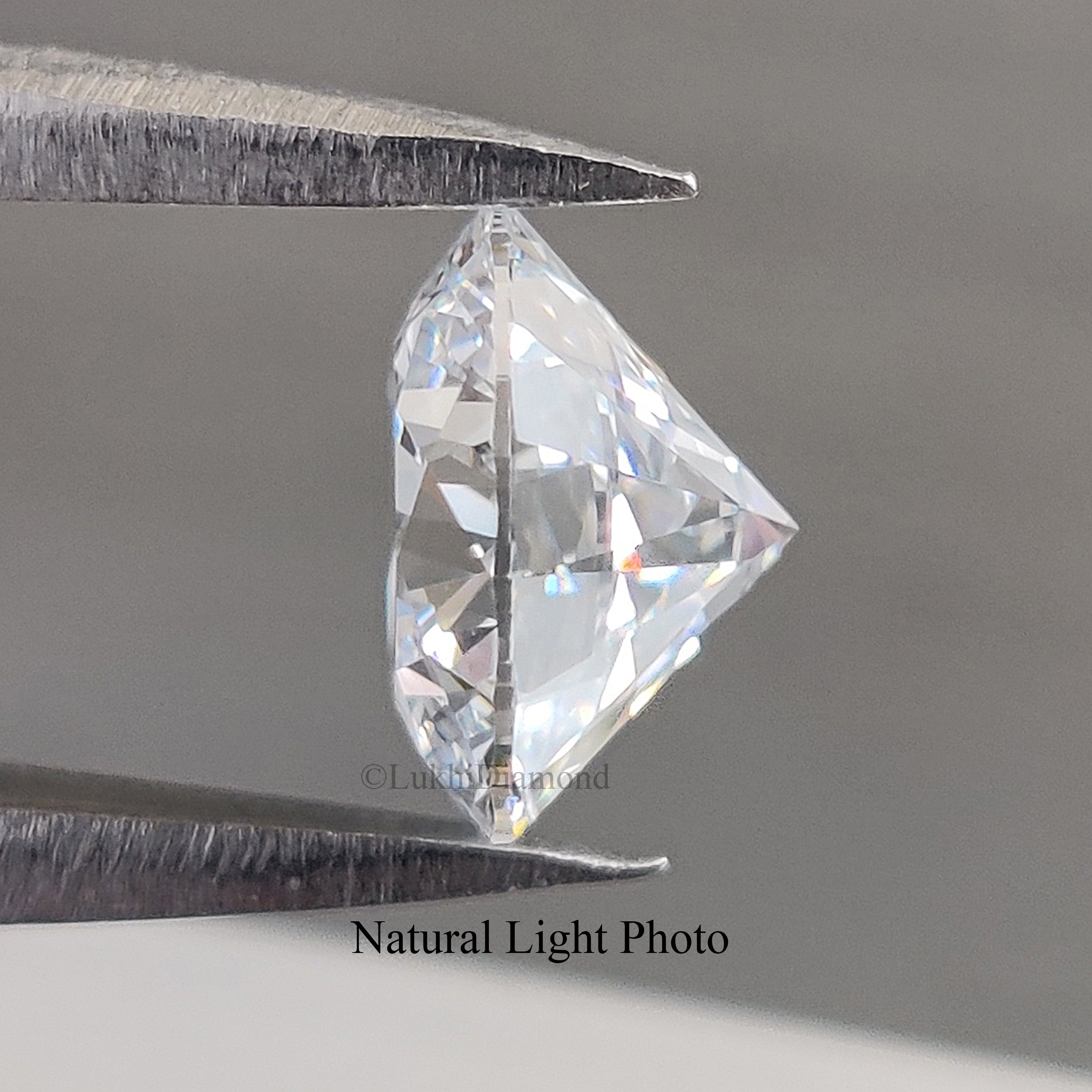 IGI Certified 1 Ct, 1.5 Ct, 2 Ct, 2.5 Ct, 3 Ct Round Brilliant Cut E/F Color VS Clarity Lab Grown CVD Diamond Lab Created Diamond Q103