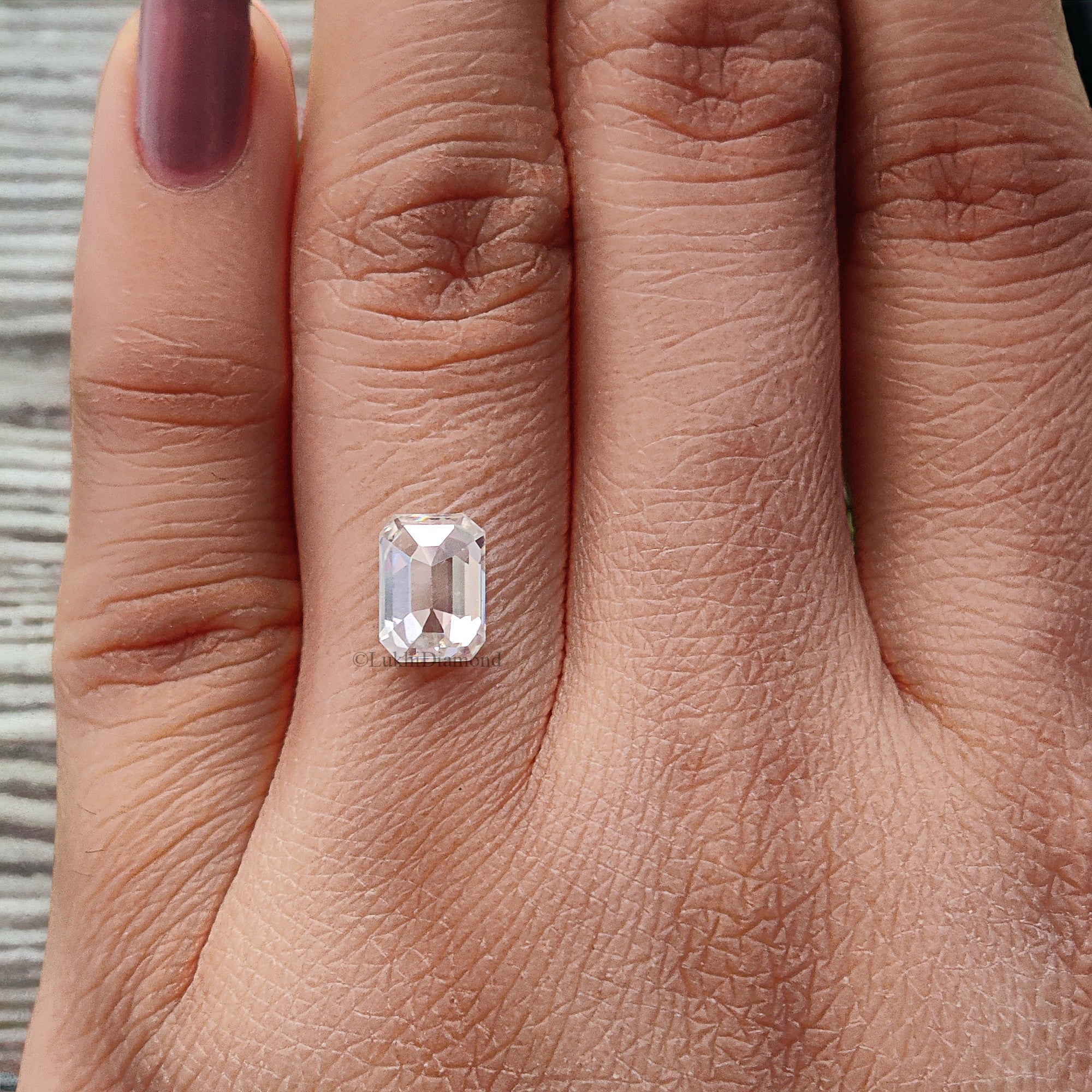 Emerald Brilliant Cut Loose White Moissanite Stone 7,8,9,10,11 MM Vintage Antique Handcrafted Eye Clean Moissanite Engagement Gift Ring Q131