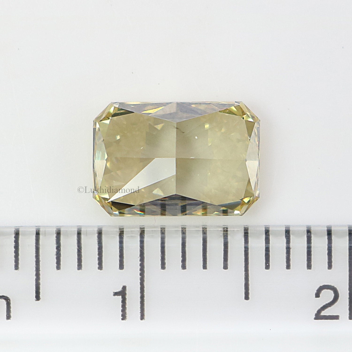 1.54 CT IGI Certified Radiant Brilliant Cut Fancy Intense Yellow Color VS1 Clarity Diamond Lab Grown CVD Diamond Lab Created Diamond L3453