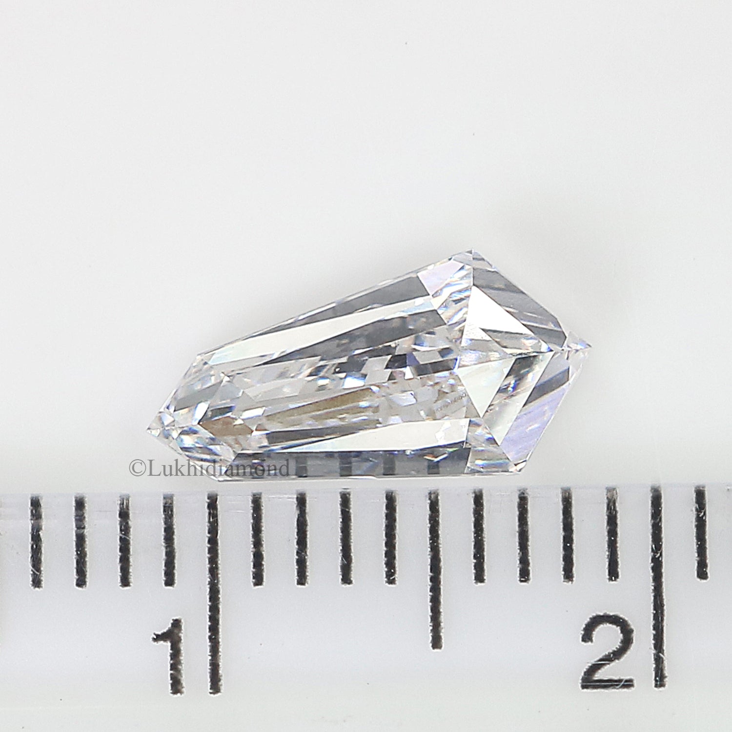 1.17 CT IGI Certified Shield Brilliant Cut Diamond White -F Color VVS2 Clarity Diamond Lab Grown Diamond Lab Created Diamond Shield Diamond L3323