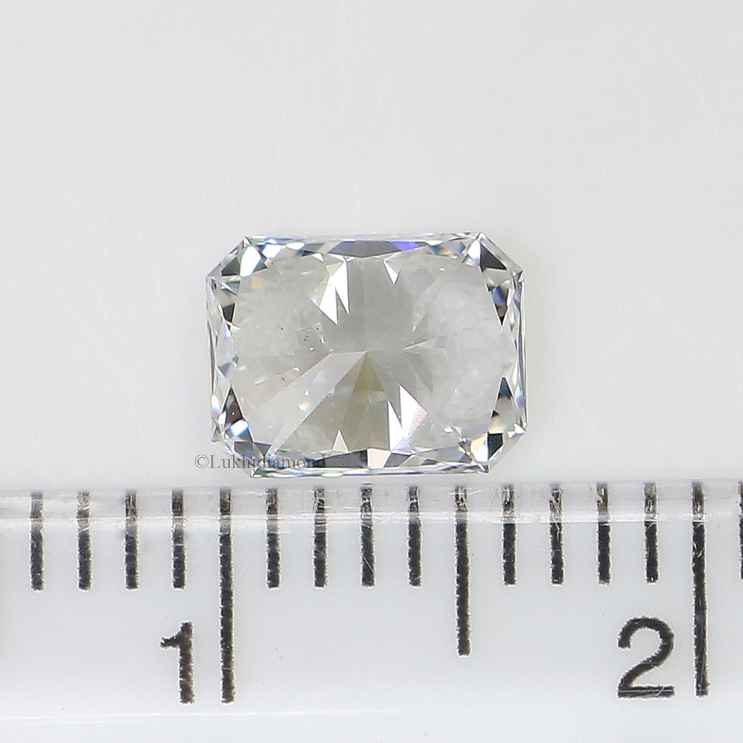 0.90 CT IGI Certified Radiant Brilliant Cut White- D Color VS1 Clarity Diamond Radiant Lab Grown CVD Diamond Lab Created Diamond L3320
