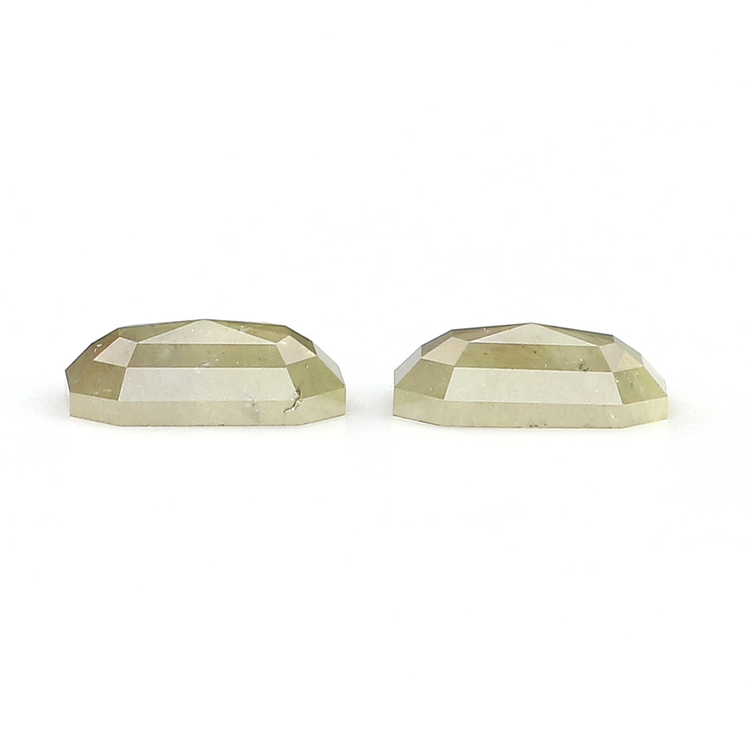 1.12 CT Natural Loose Emerald Pair Diamond Grey Color Diamond 6.40 MM Natural Loose Diamond Emerald Diamond Emerald Cut Pair Diamond KQ2720