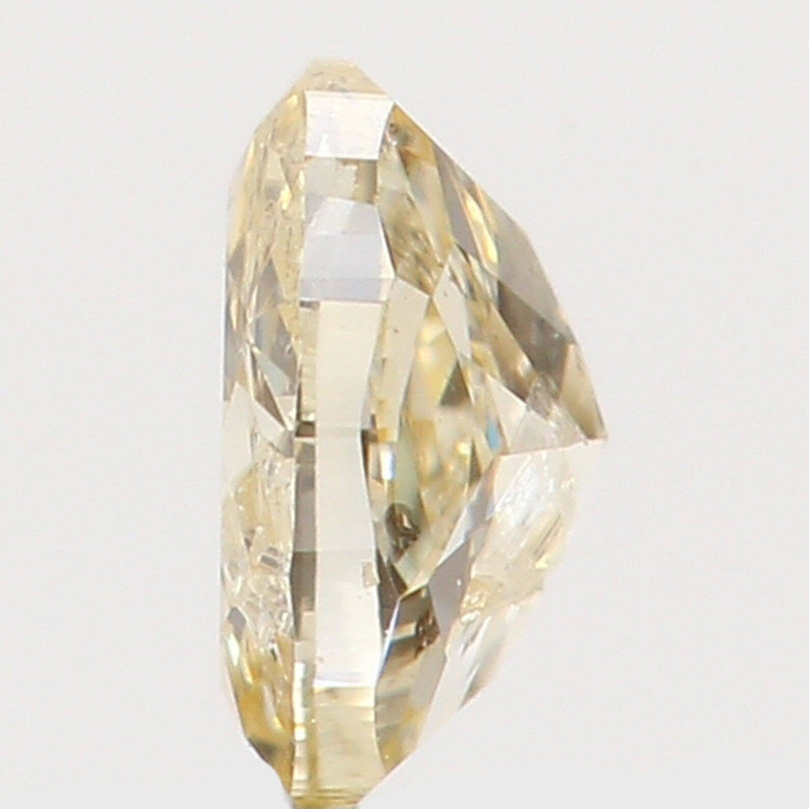 0.15 Ct Natural Loose Diamond Oval Light Yellow Color I1 Clarity 3.60 MM N7253