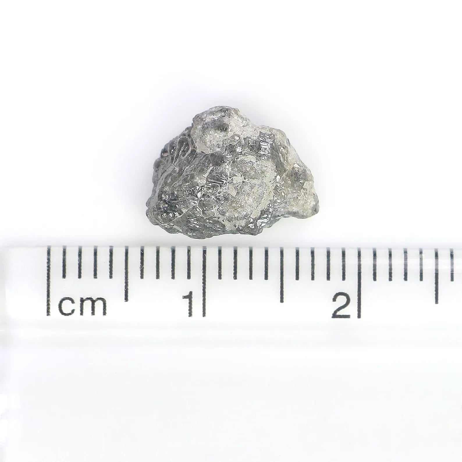 3.11 CT Natural Loose Rough Shape Diamond Grey Color Rough Uncut Diamond 11.25 MM Natural Grey Color Rough Irregular Cut Diamond NQ2588